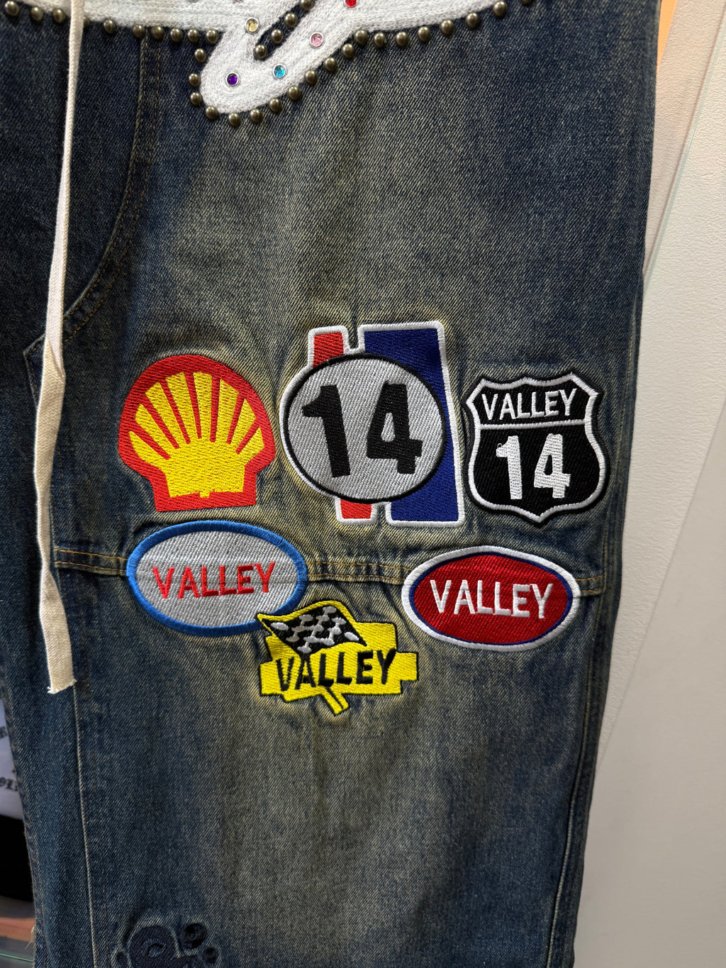 Jeans Valley denim patches