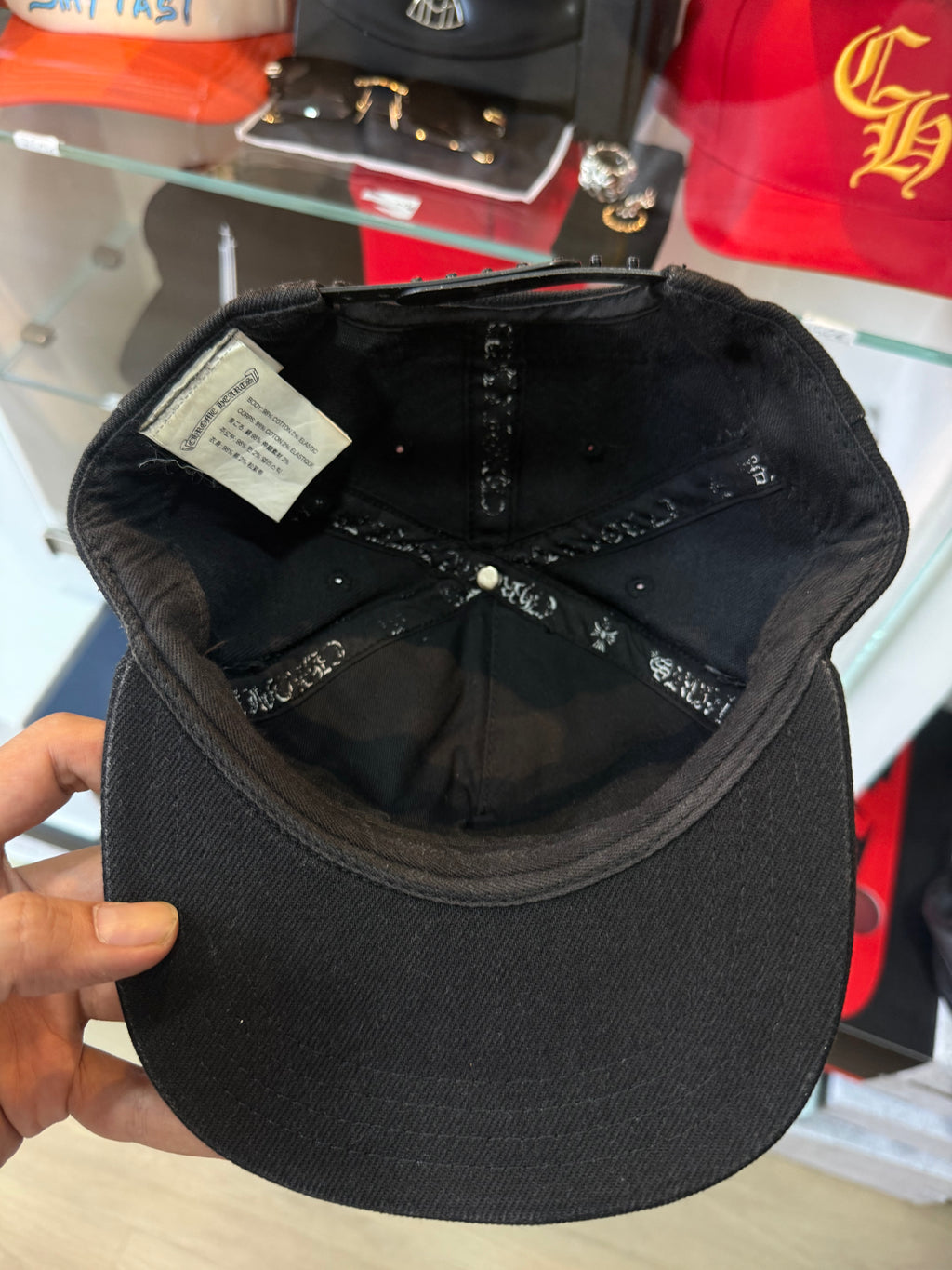 Chrome Hearts Denim trucker hat cond 7/10