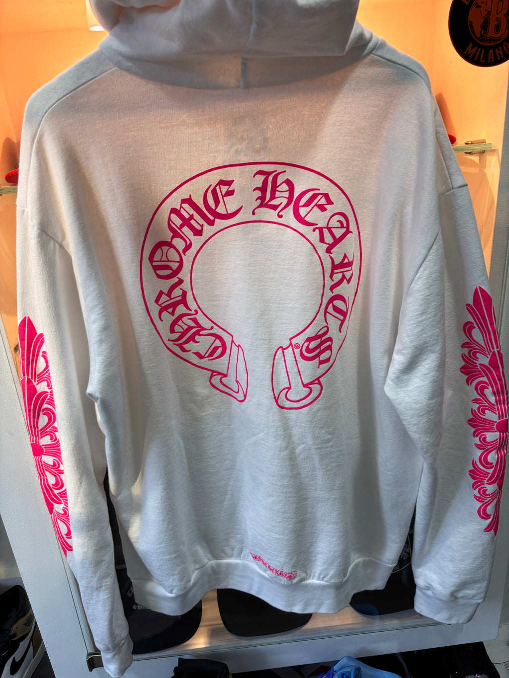 Chrome hearts hoodie “Pink”
