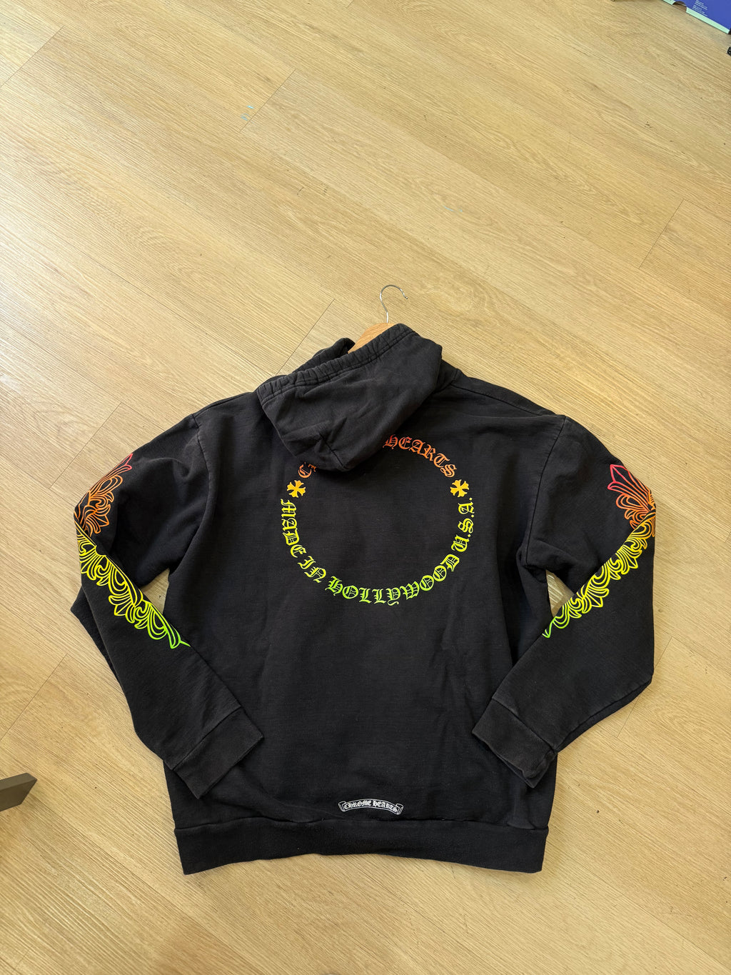 Chrome Hearts floral hoodie size XL
