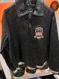 Avirex leather varsity jacket