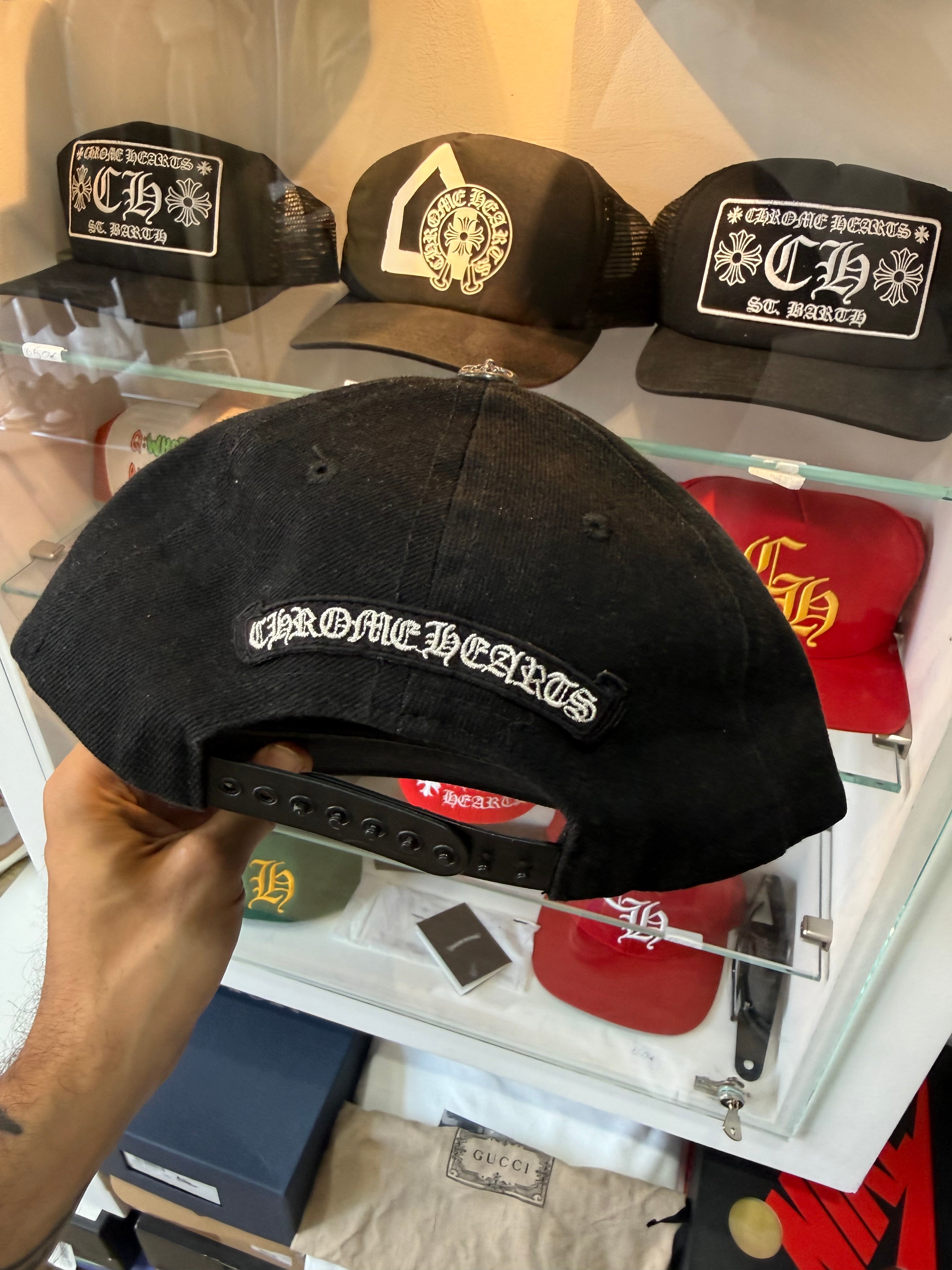 Chrome Hearts Denim trucker hat cond 7/10