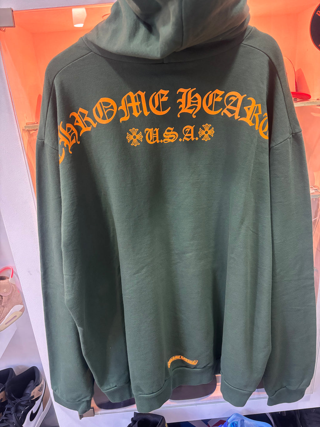 Chrome hearts hoodie verde