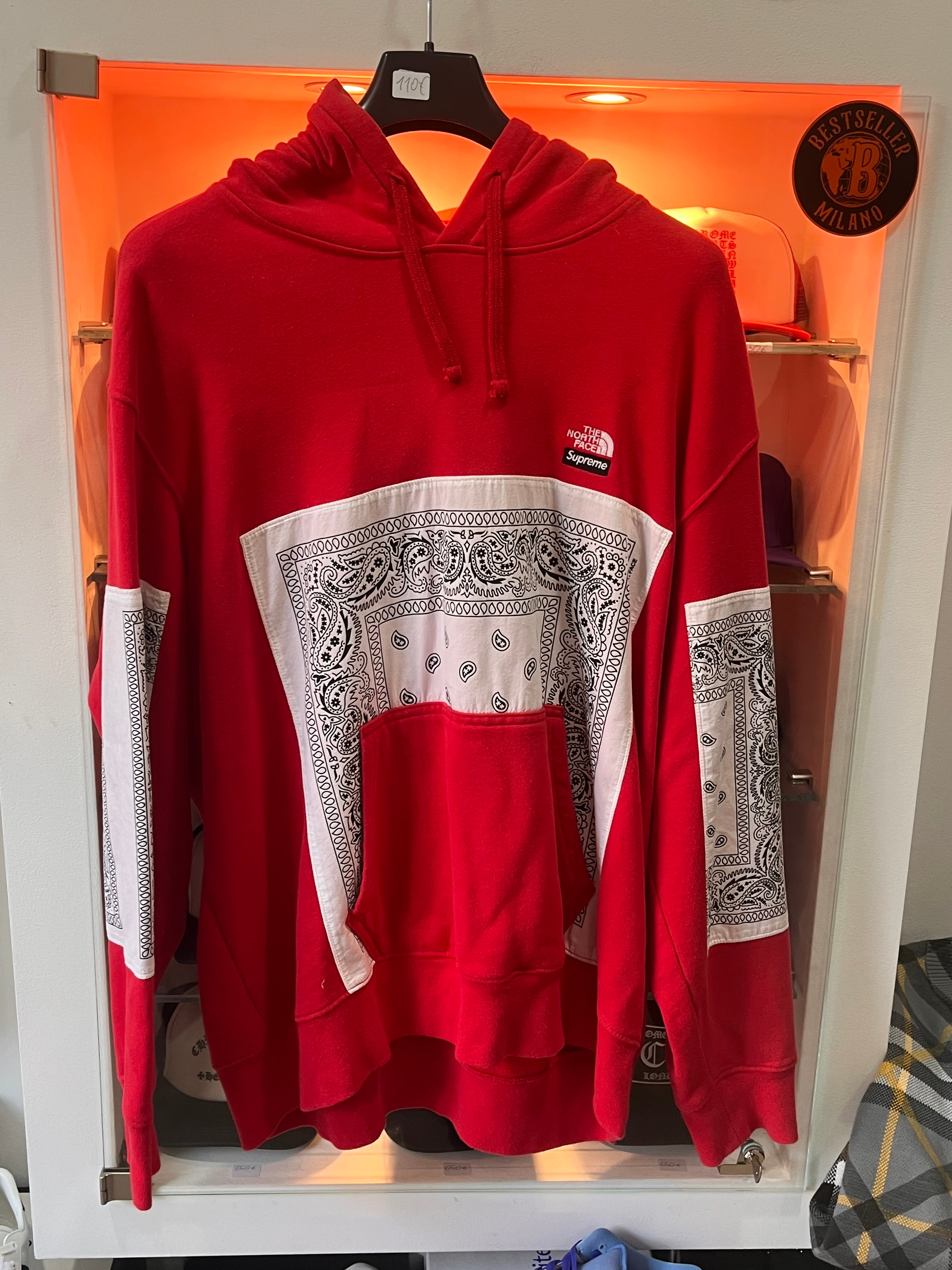 Supreme X north face hoodie XL