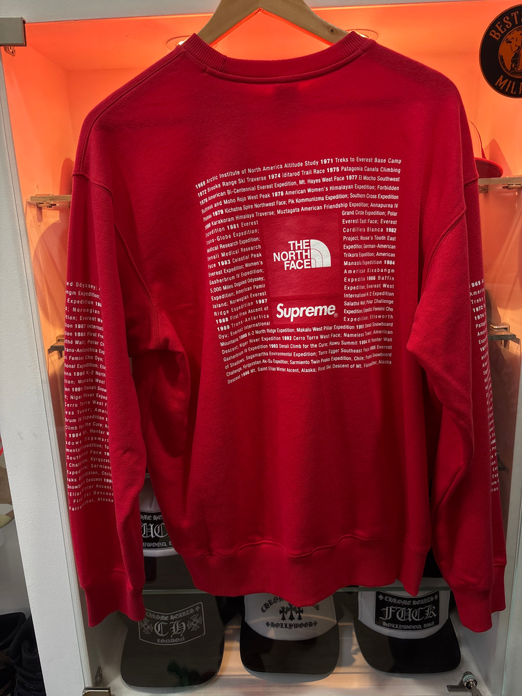 Hoodie Crewneck Supreme x The North Face