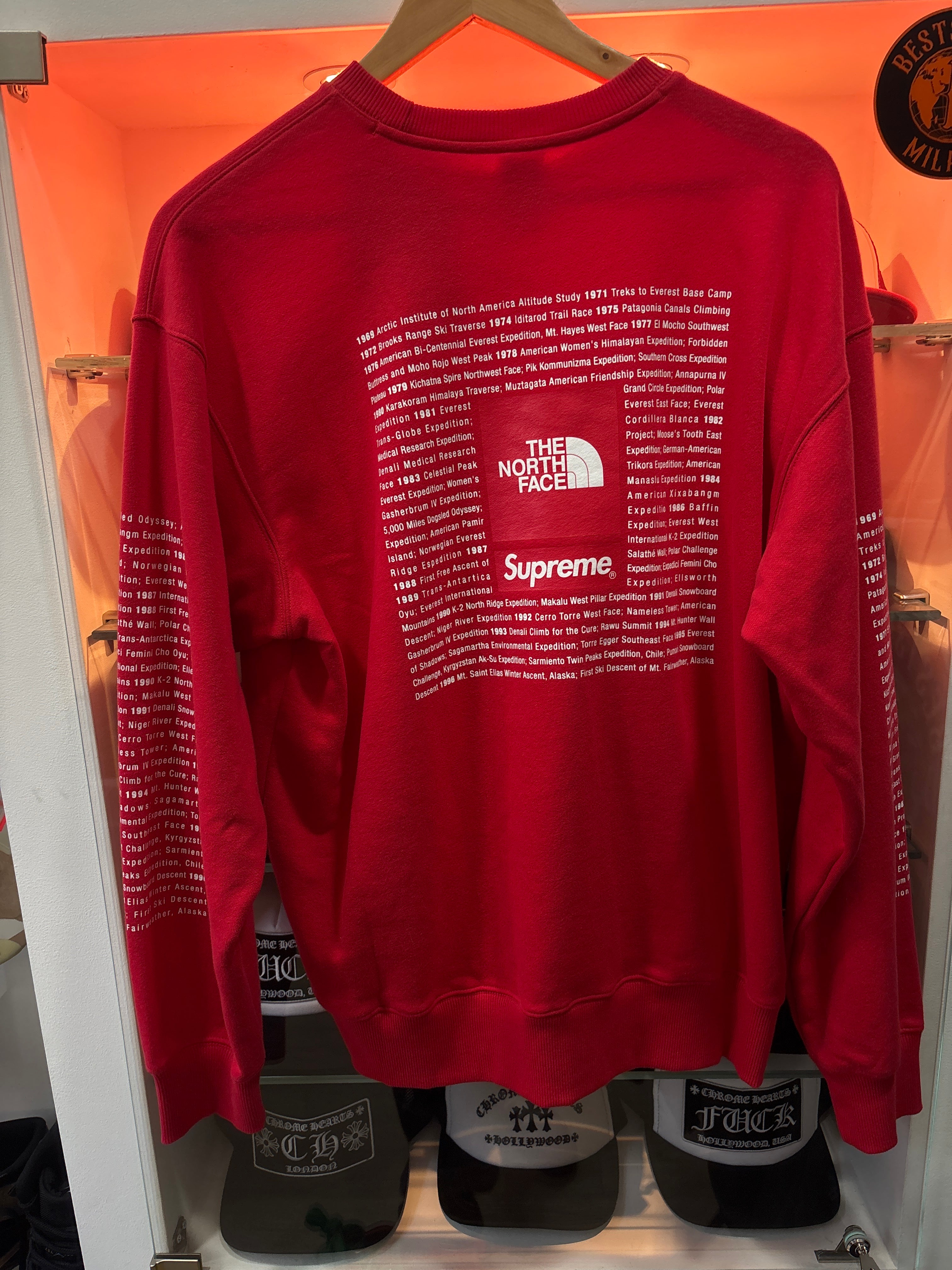 Hoodie Crewneck Supreme x The North Face