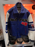Avirex leather varsity jacket