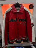 Avirex leather varsity jacket