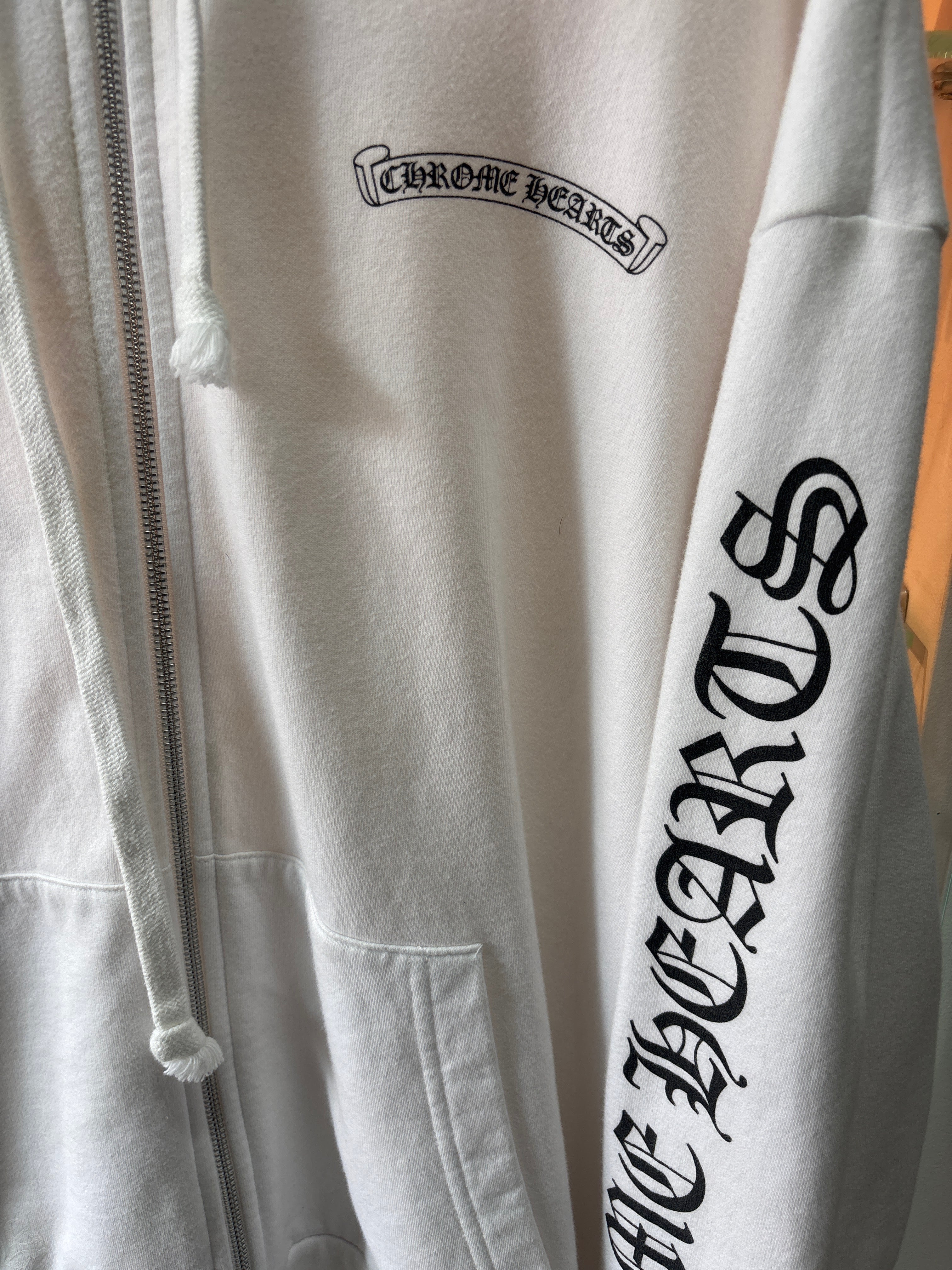 Chrome hearts hoodie zip up