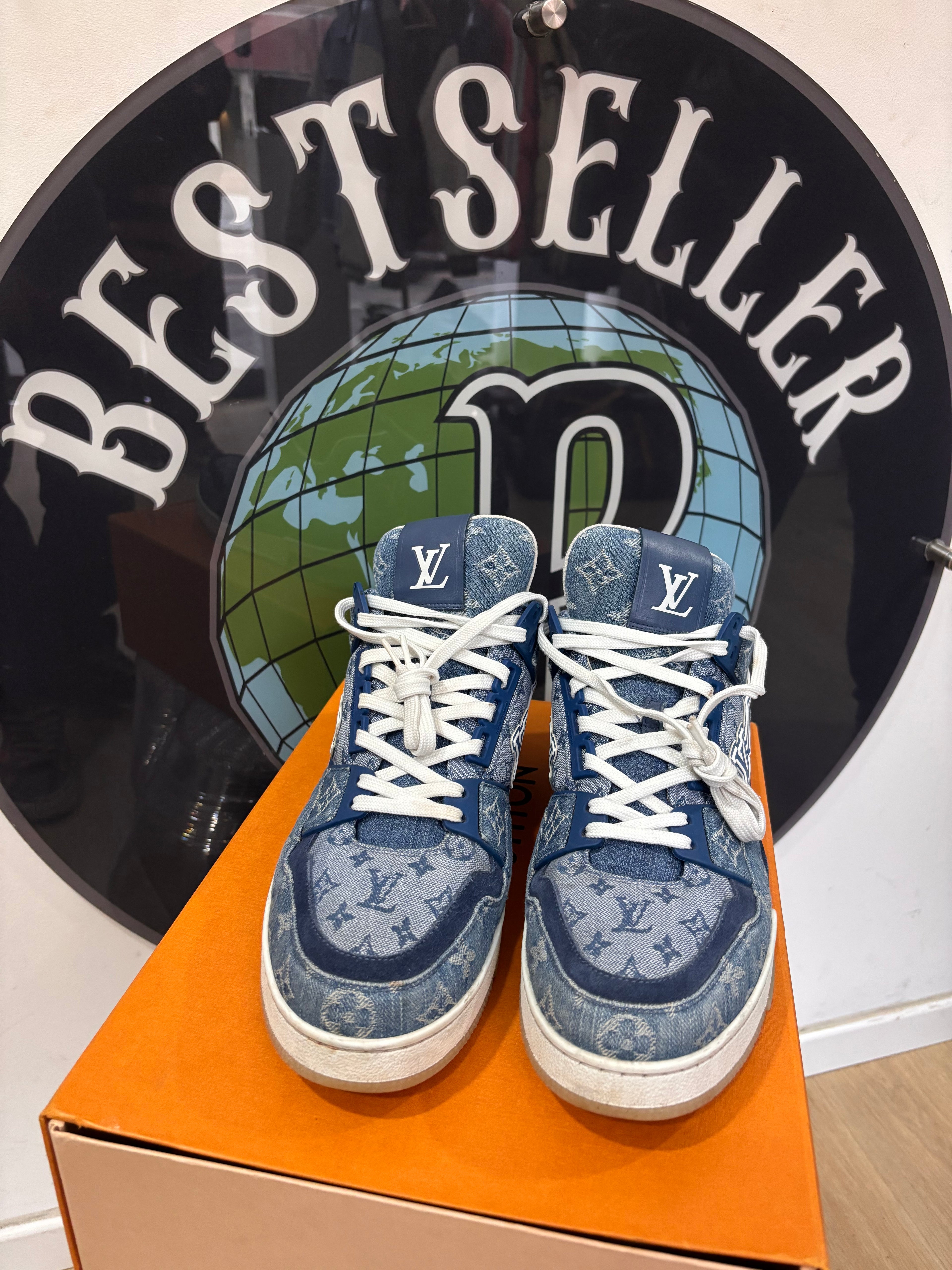 Louis Vuitton trainer shoe “Denim”