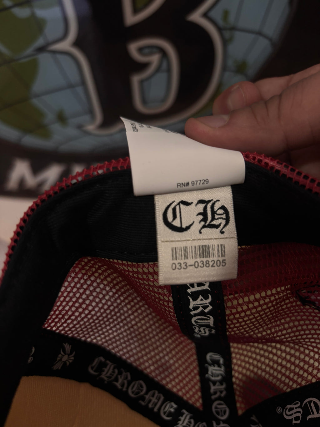 Chrome hearts trucker hat