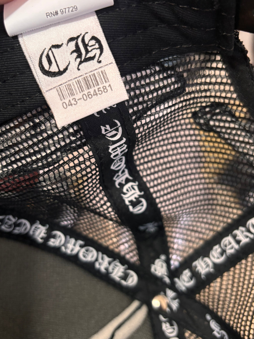 Chrome hearts trucker hat x Yungbloods