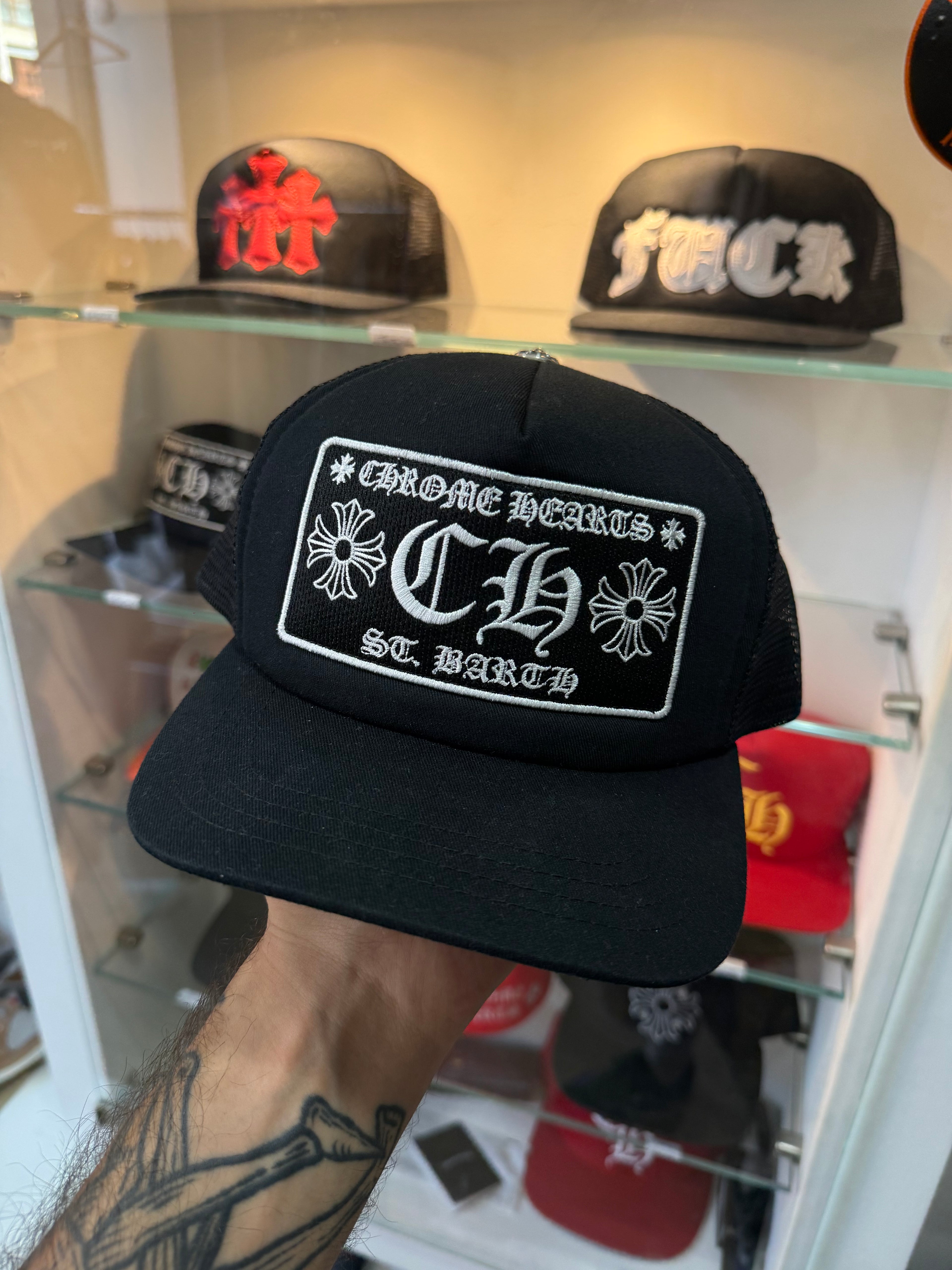 Chrome Hearts st Barth exclusive trucker hat NEW