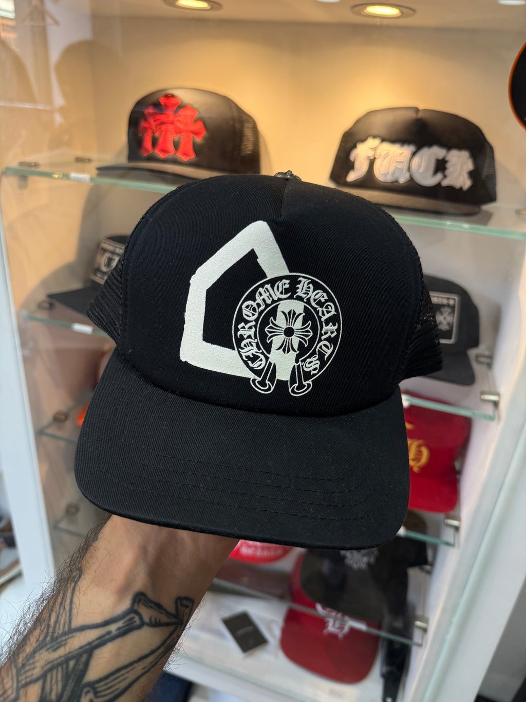 Chrome Hearts X Doverstreetmarket trucker hat cond 9/10