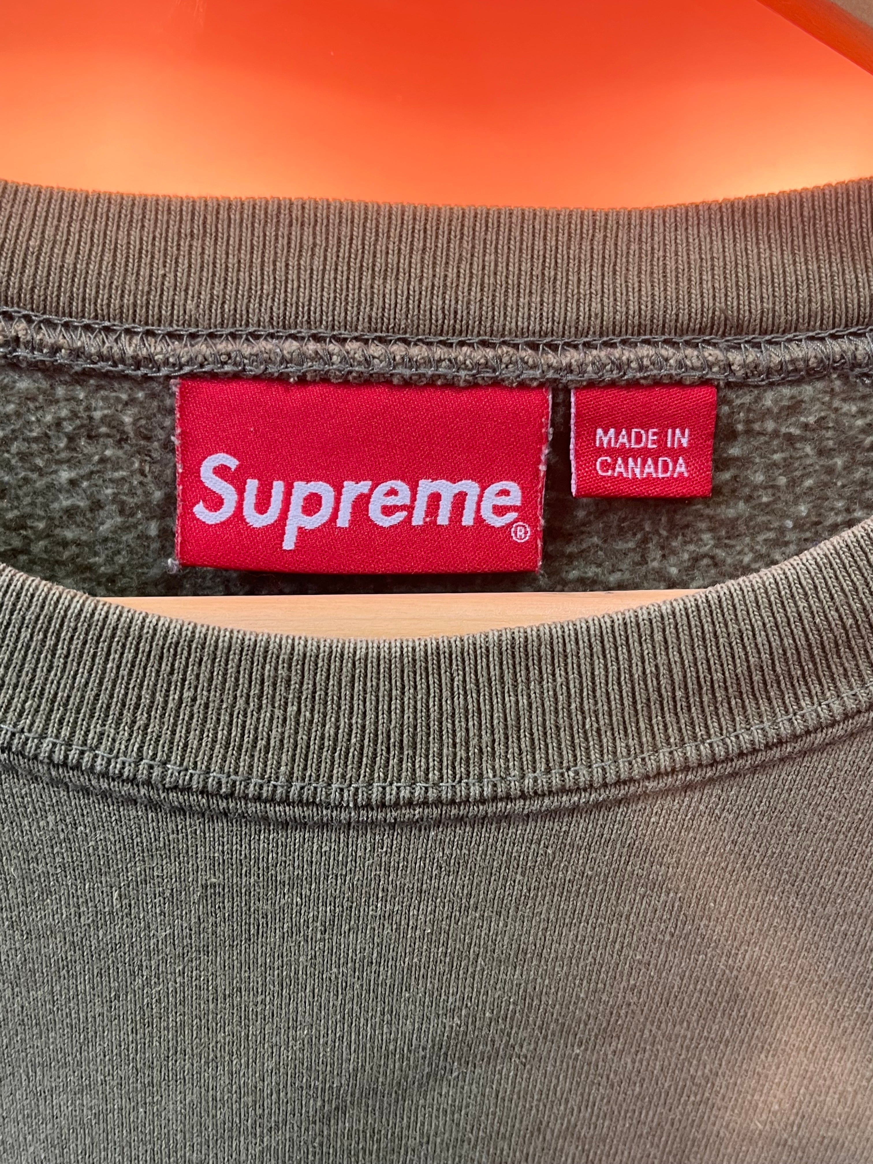Supreme mini logo crewneck L