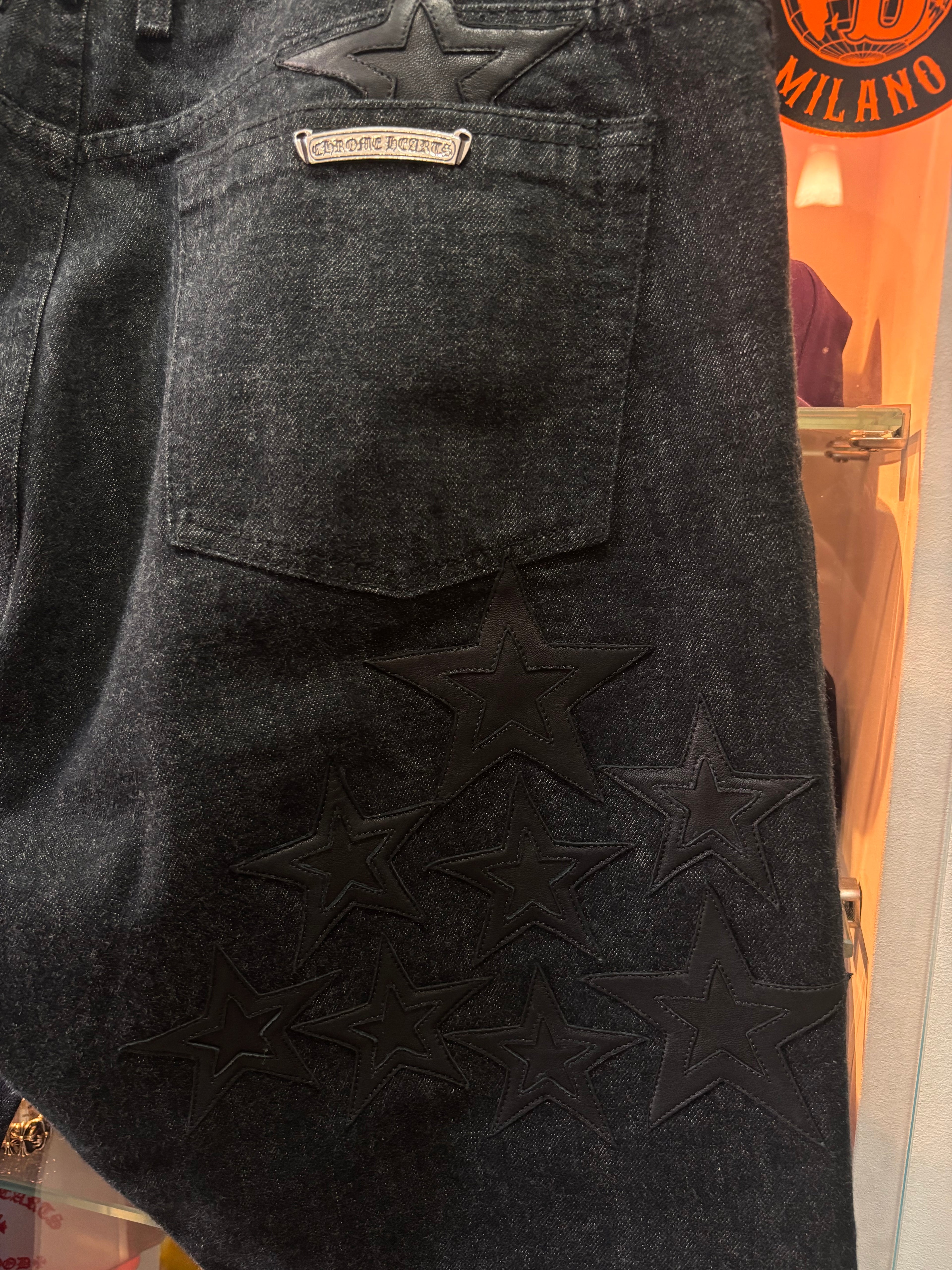 Chrome hearts jeans “star patch”