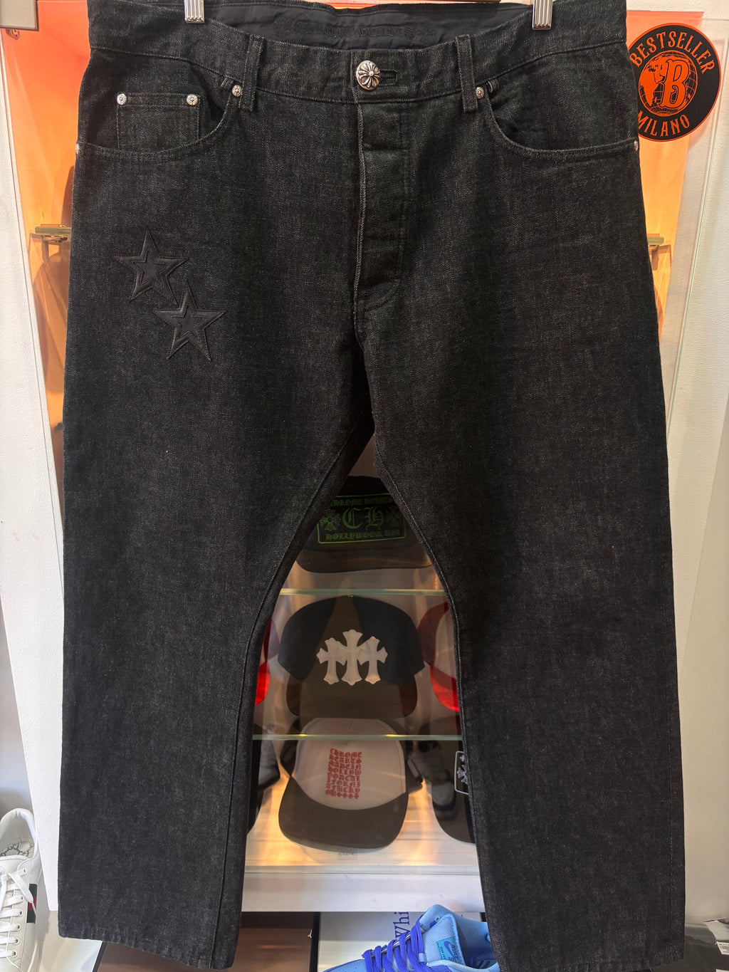 Chrome hearts jeans “star patch”