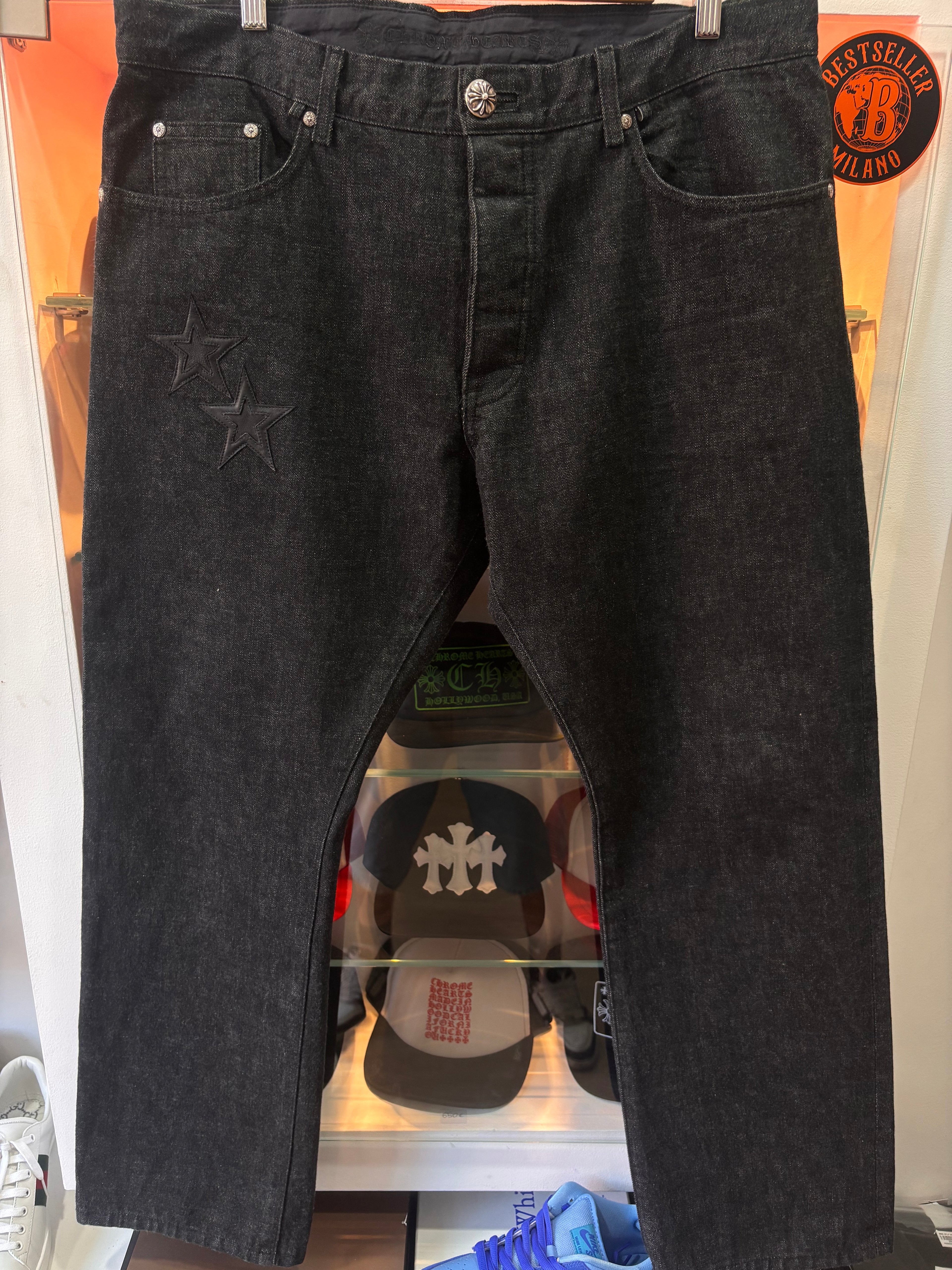 Chrome hearts jeans “star patch”