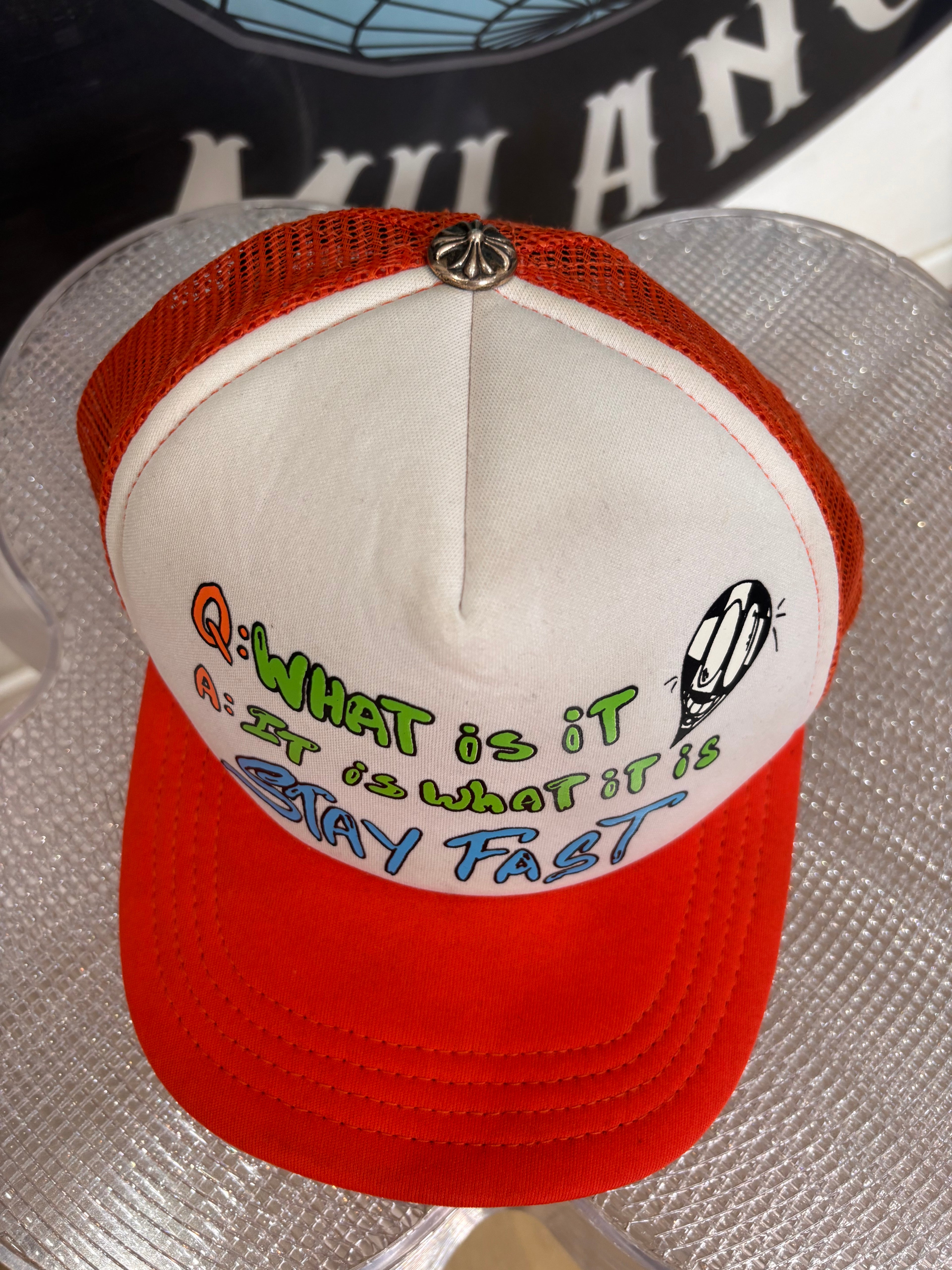 Chrome hearts trucker hat