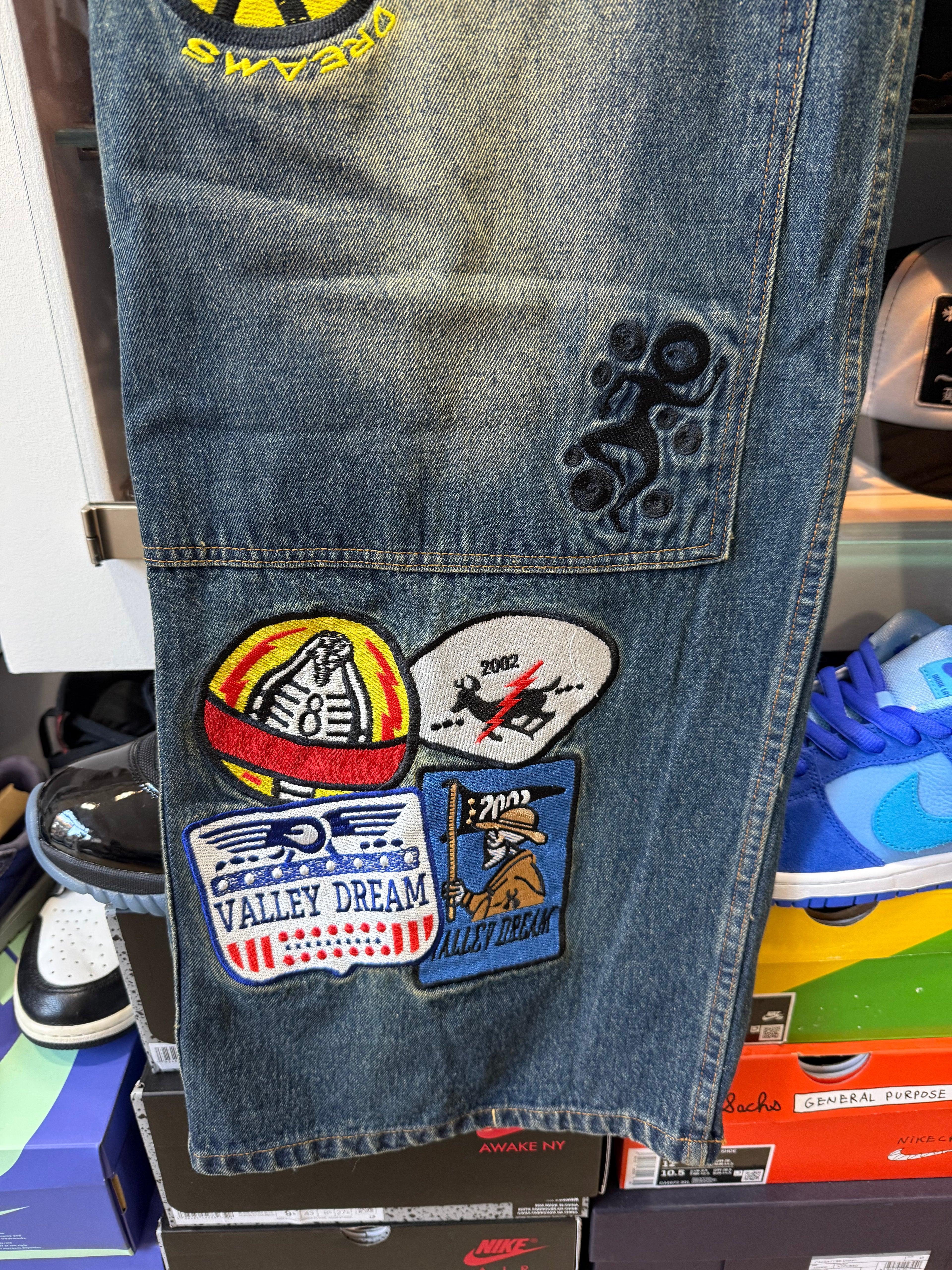 Jeans Valley denim patches