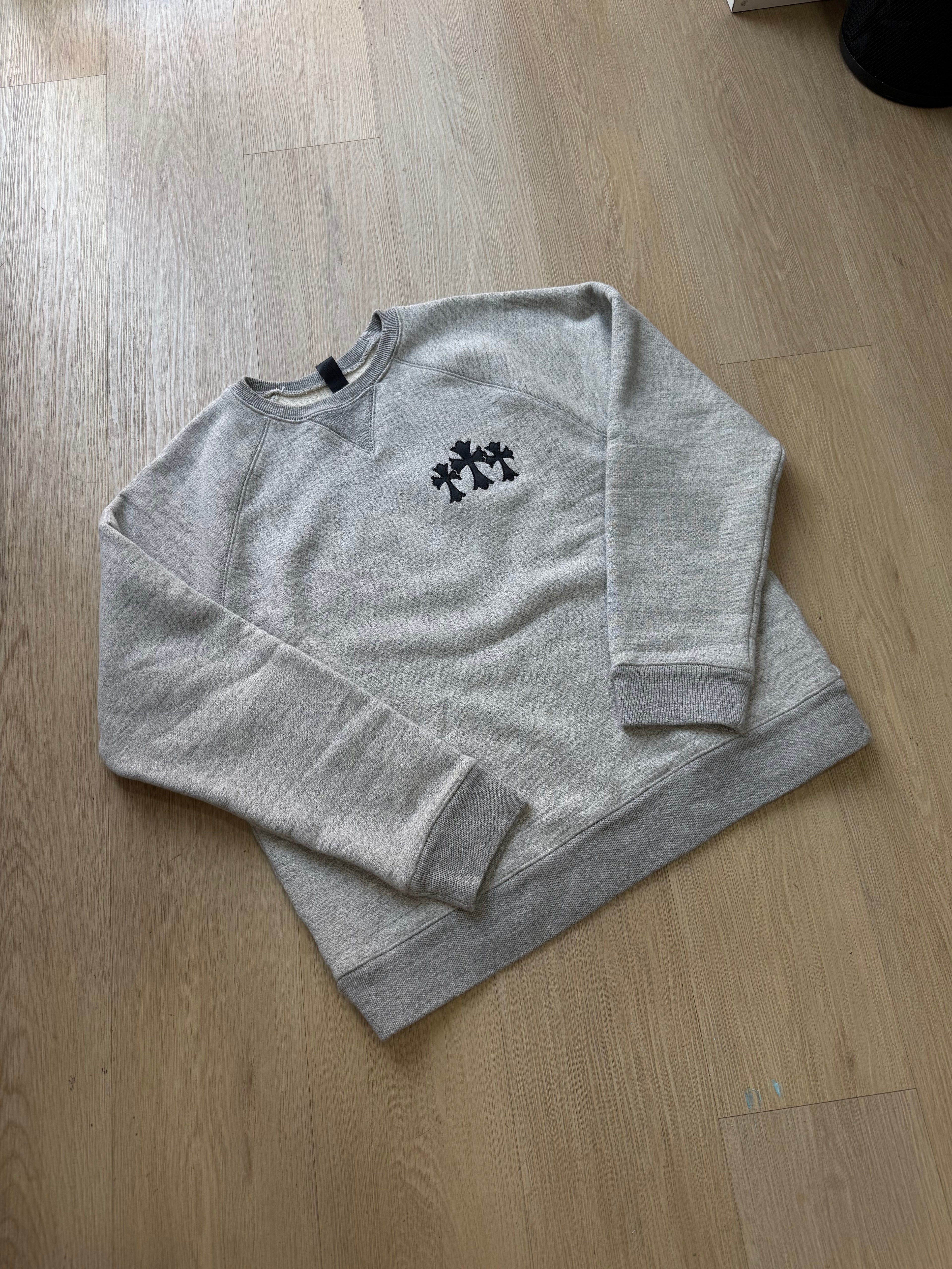 Chrome Hearts triple cross crewneck XL