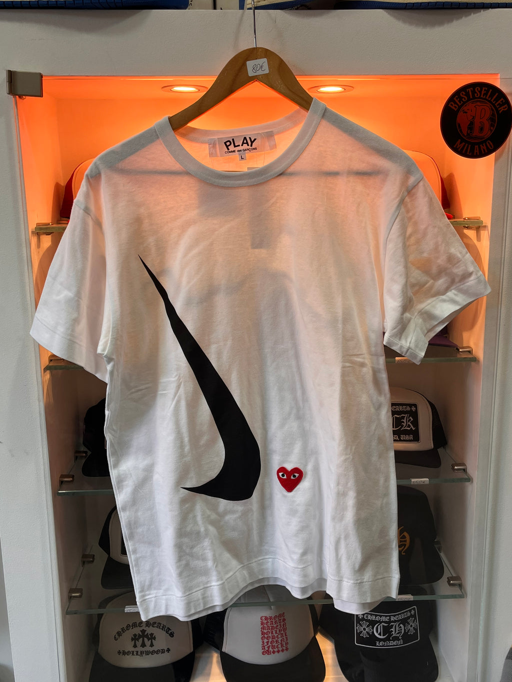 Comme de garcon x Nike t-shirt L