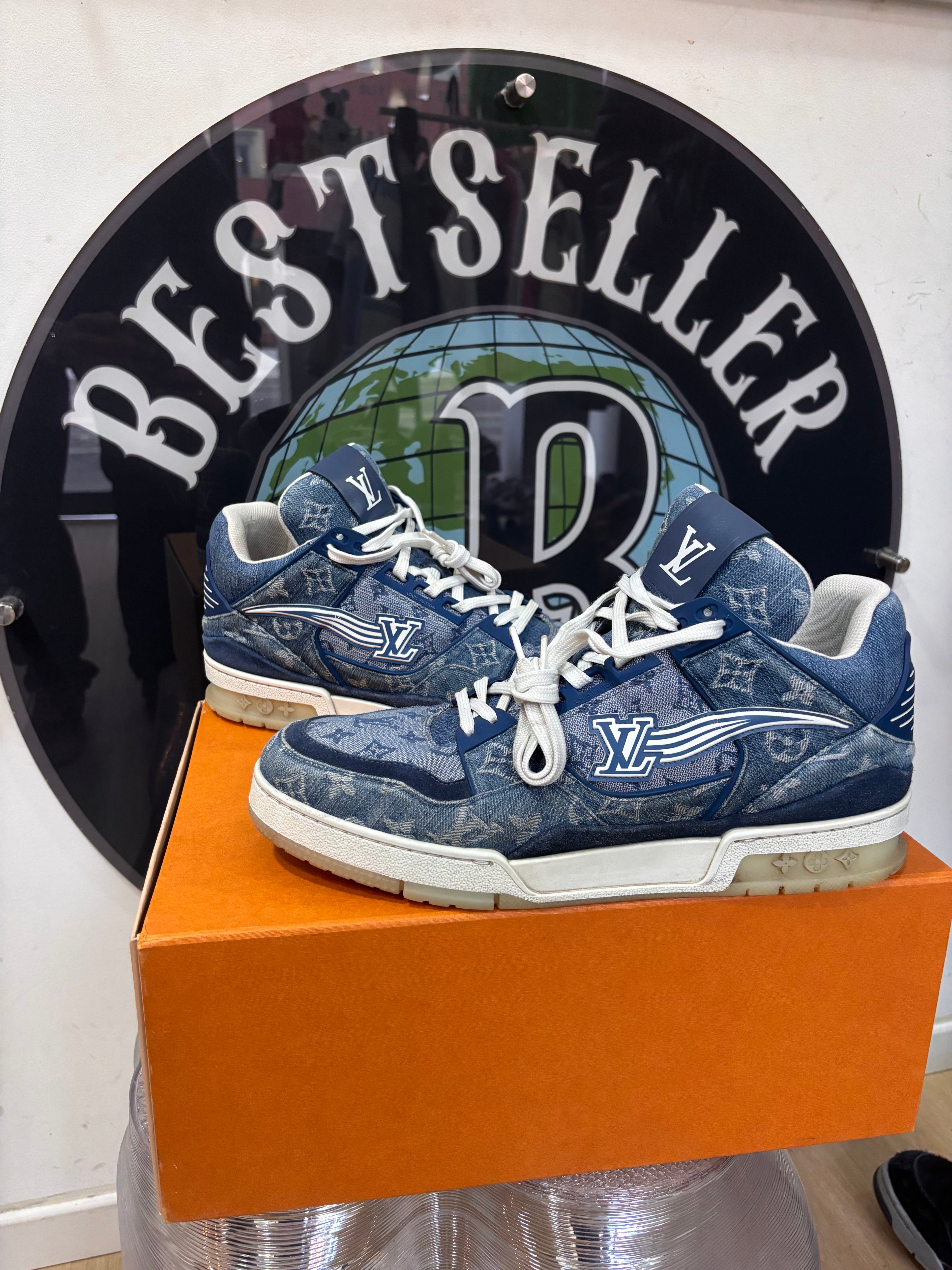 Louis Vuitton trainer shoe “Denim”