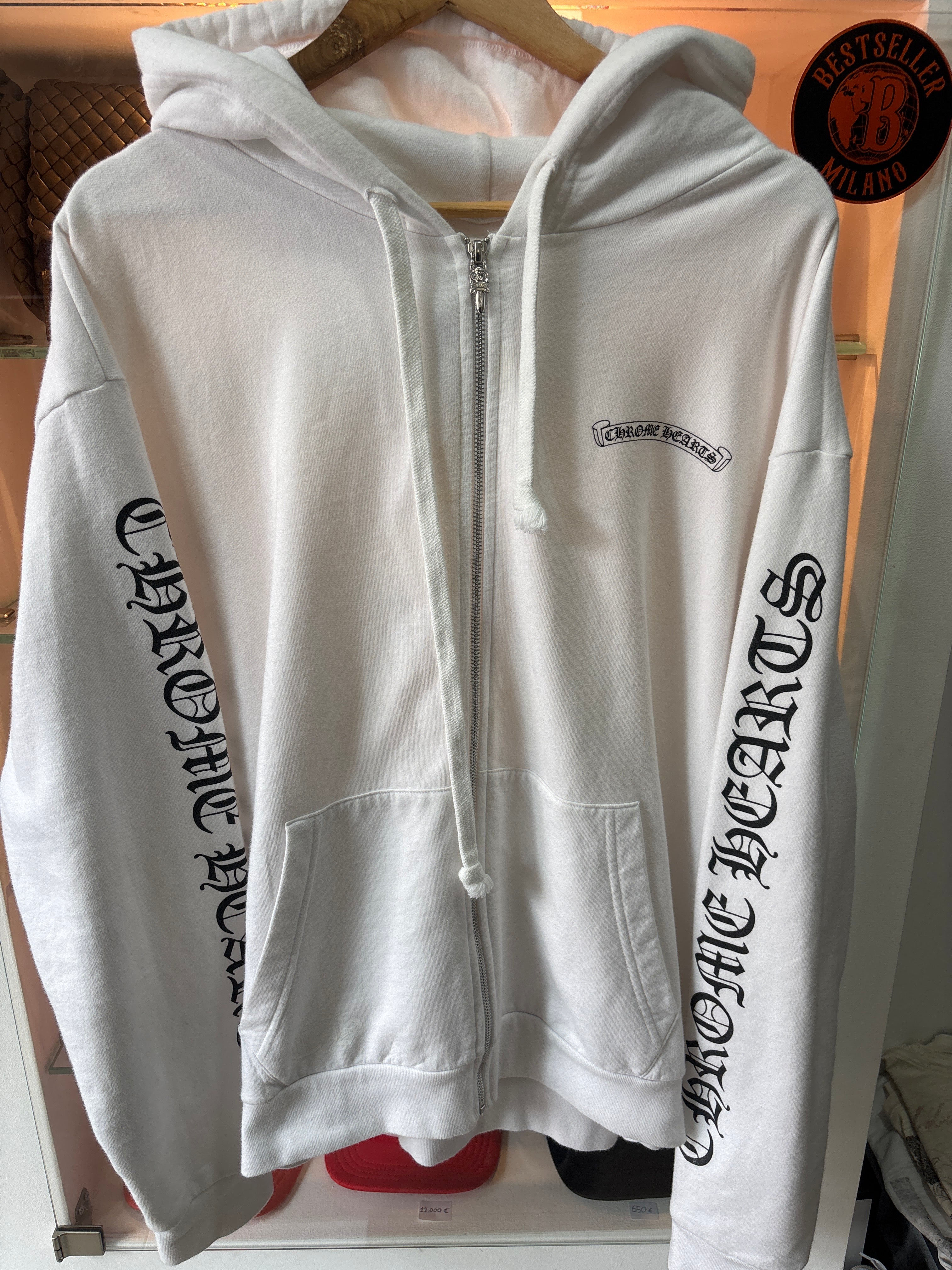 Chrome hearts hoodie zip up
