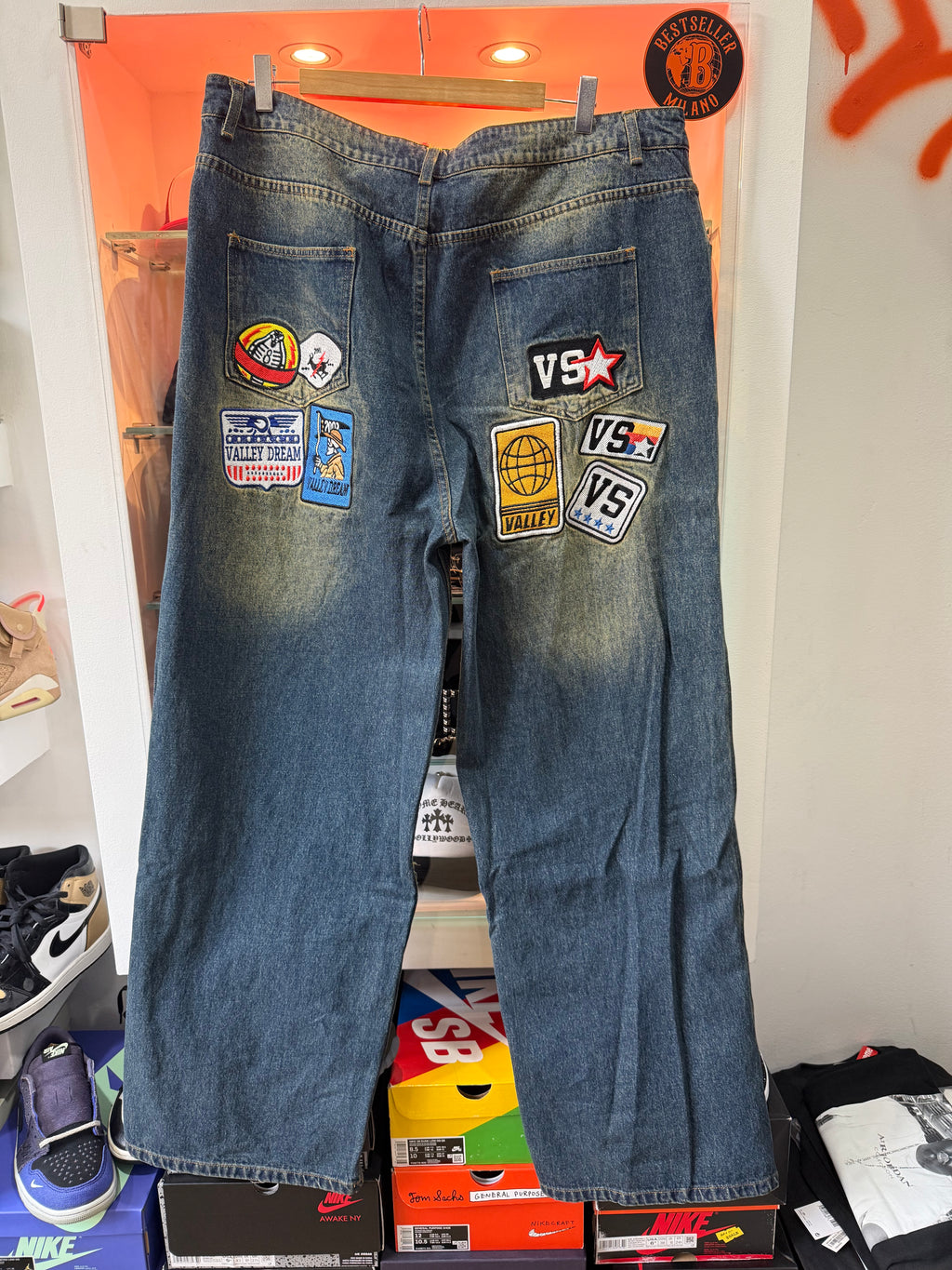 Jeans Valley denim patches