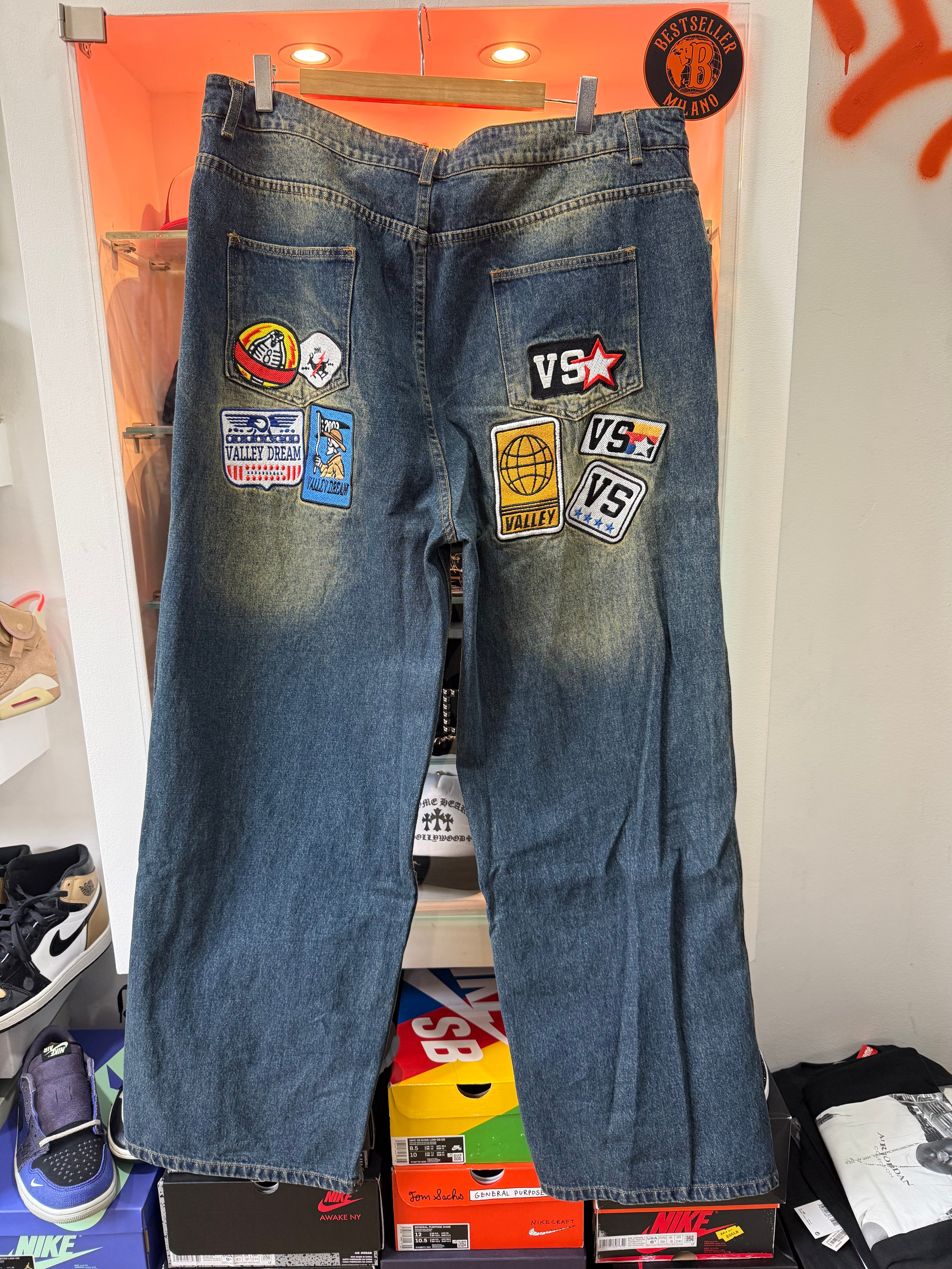 Jeans Valley denim patches