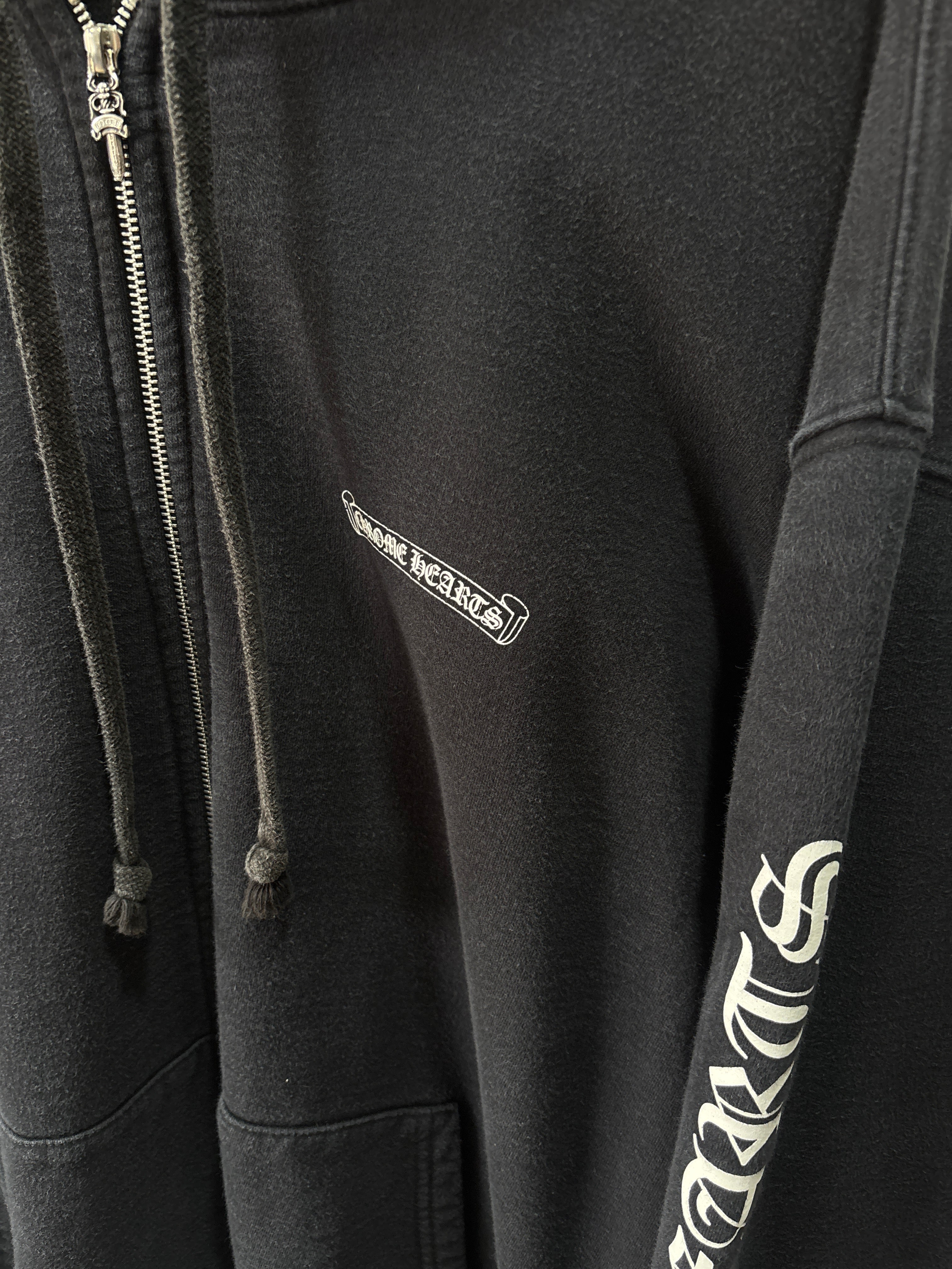Chrome hearts vintage zip up hoodie