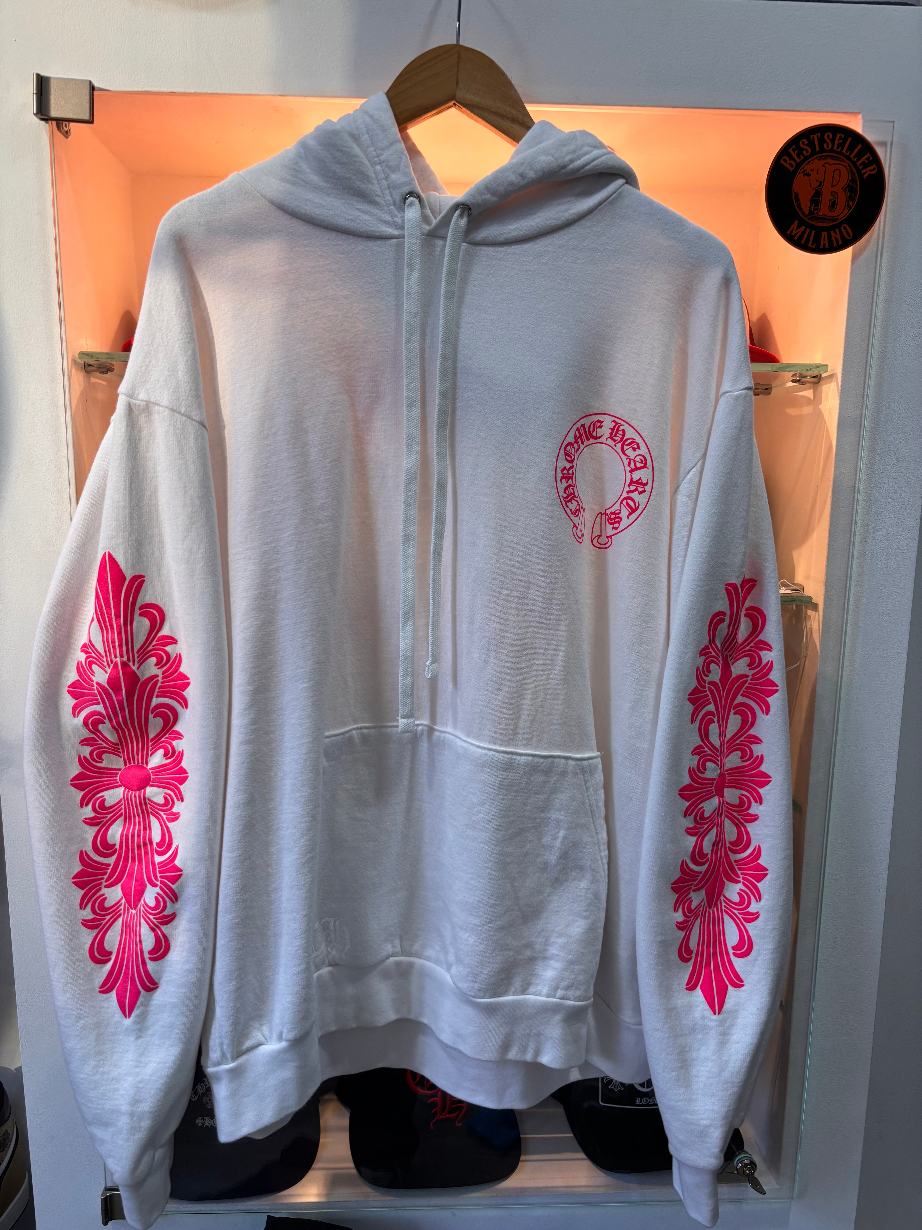 Chrome hearts hoodie “Pink”