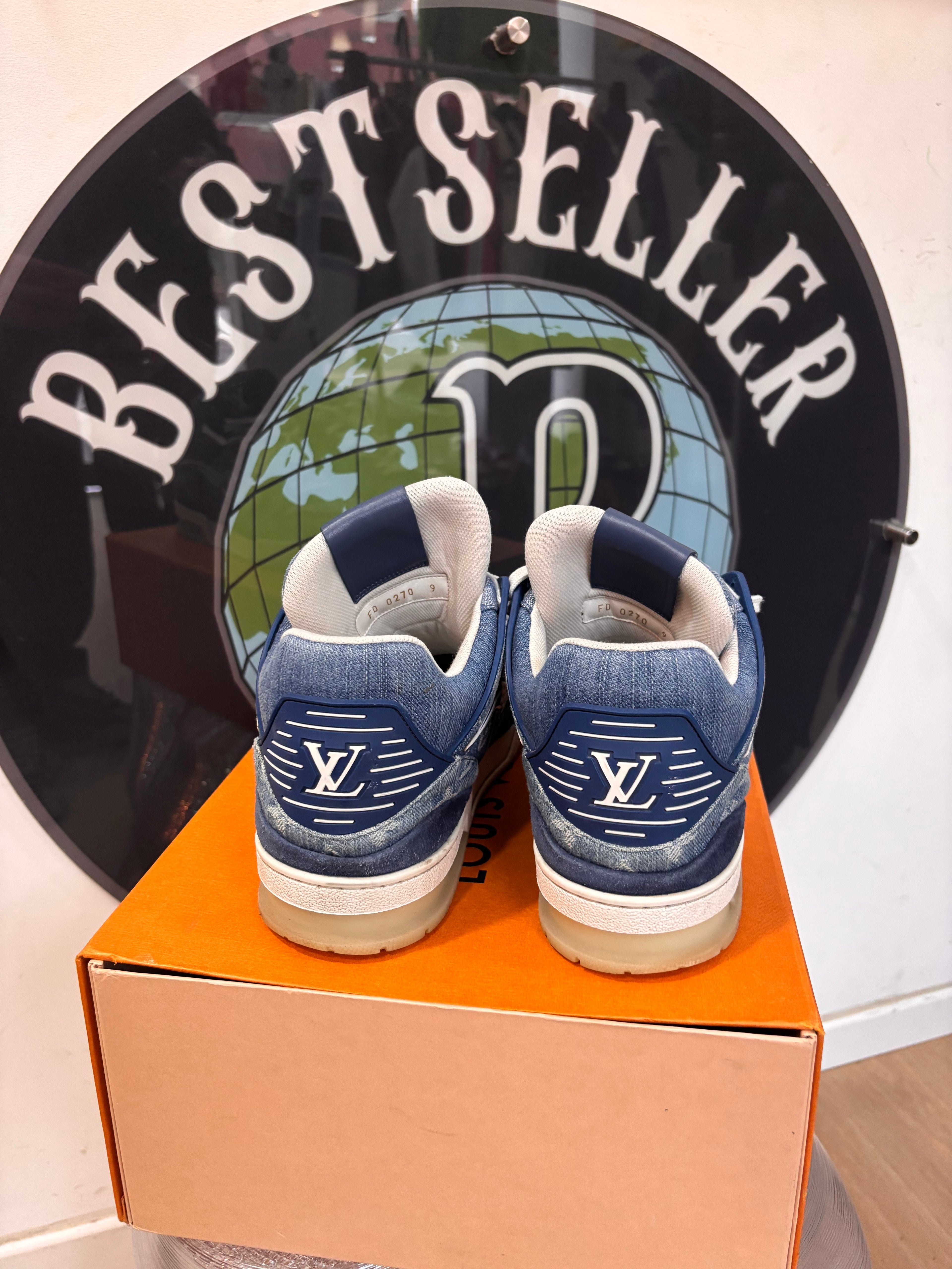 Louis Vuitton trainer shoe “Denim”