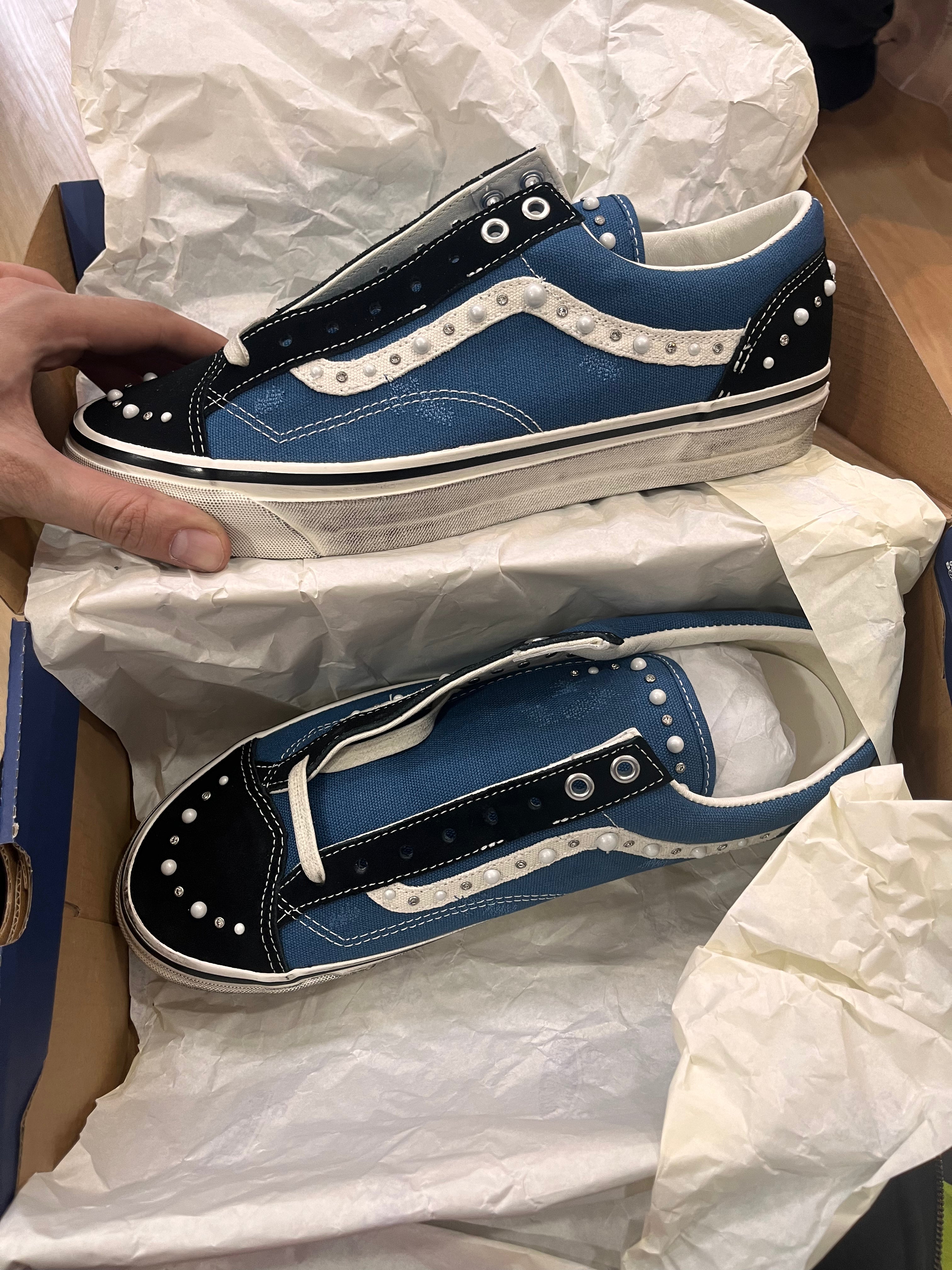 Vans old skool pearlized black navy