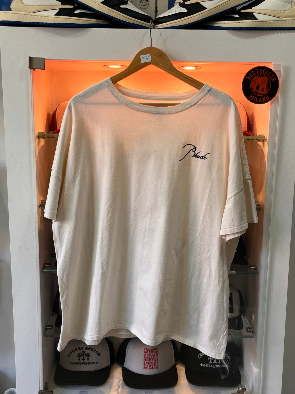 Rhude t-shirt white XL