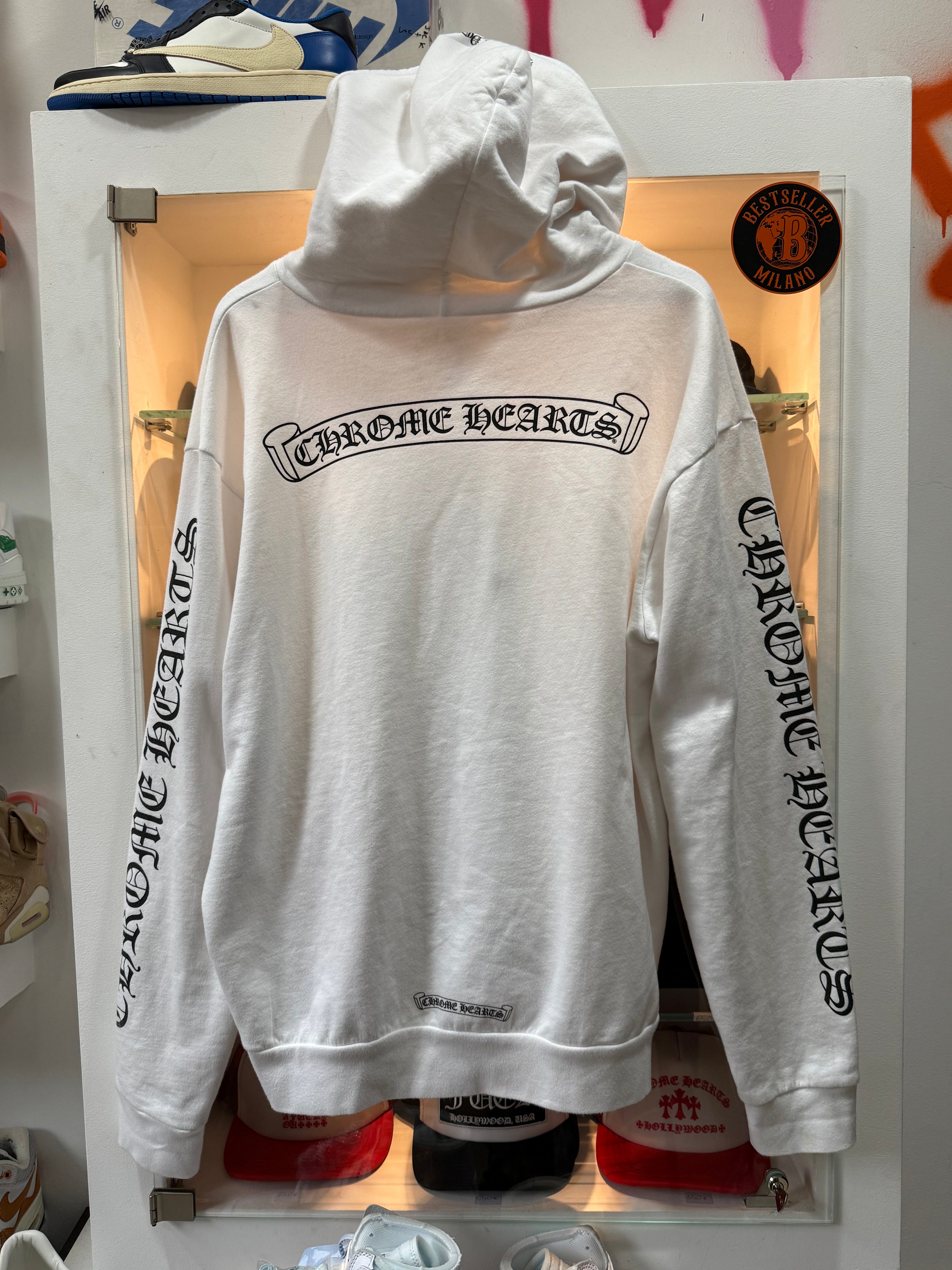 Chrome Hearts zip hoodie size L