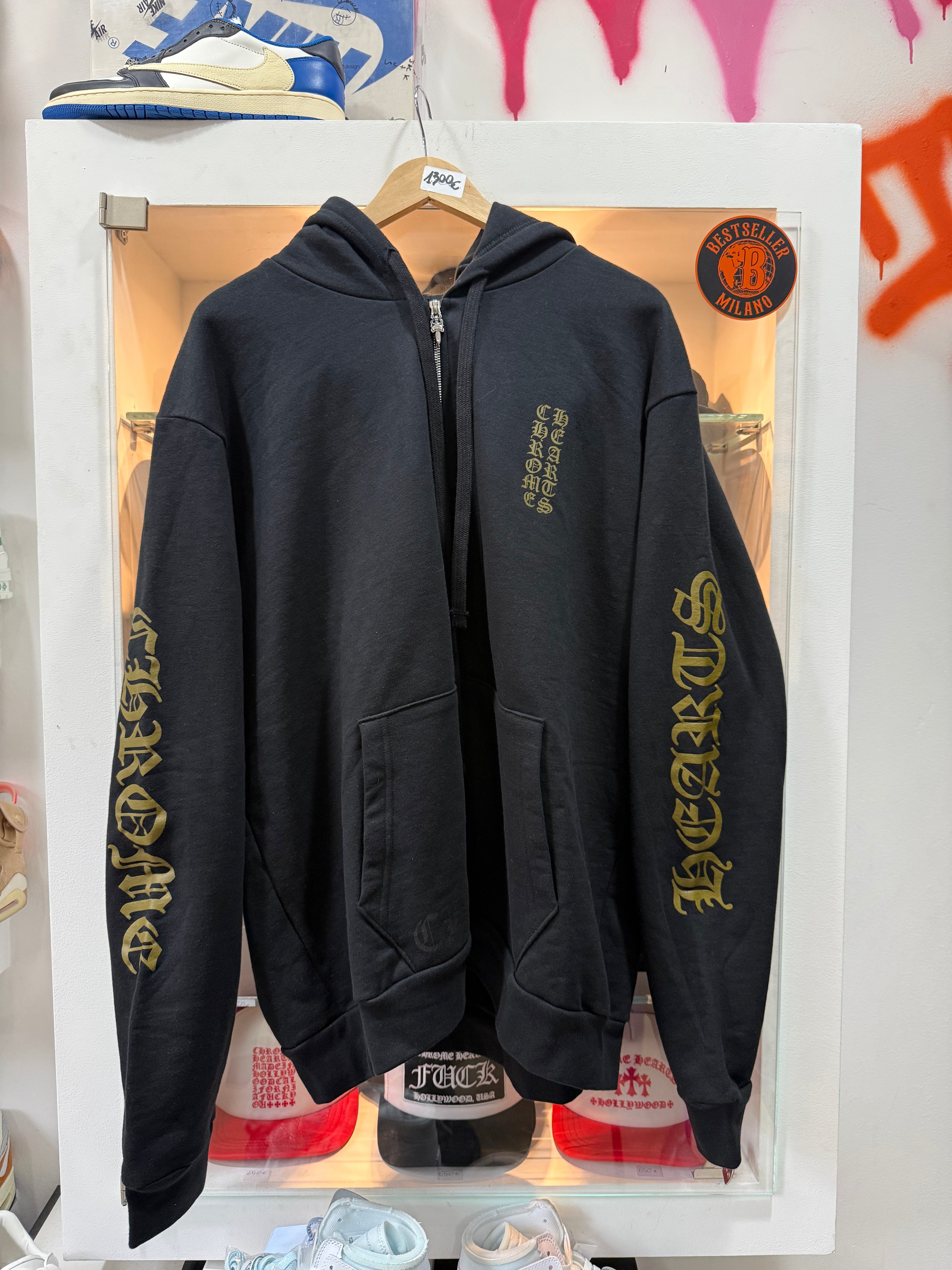 Chrome Hearts zip hoodie size L