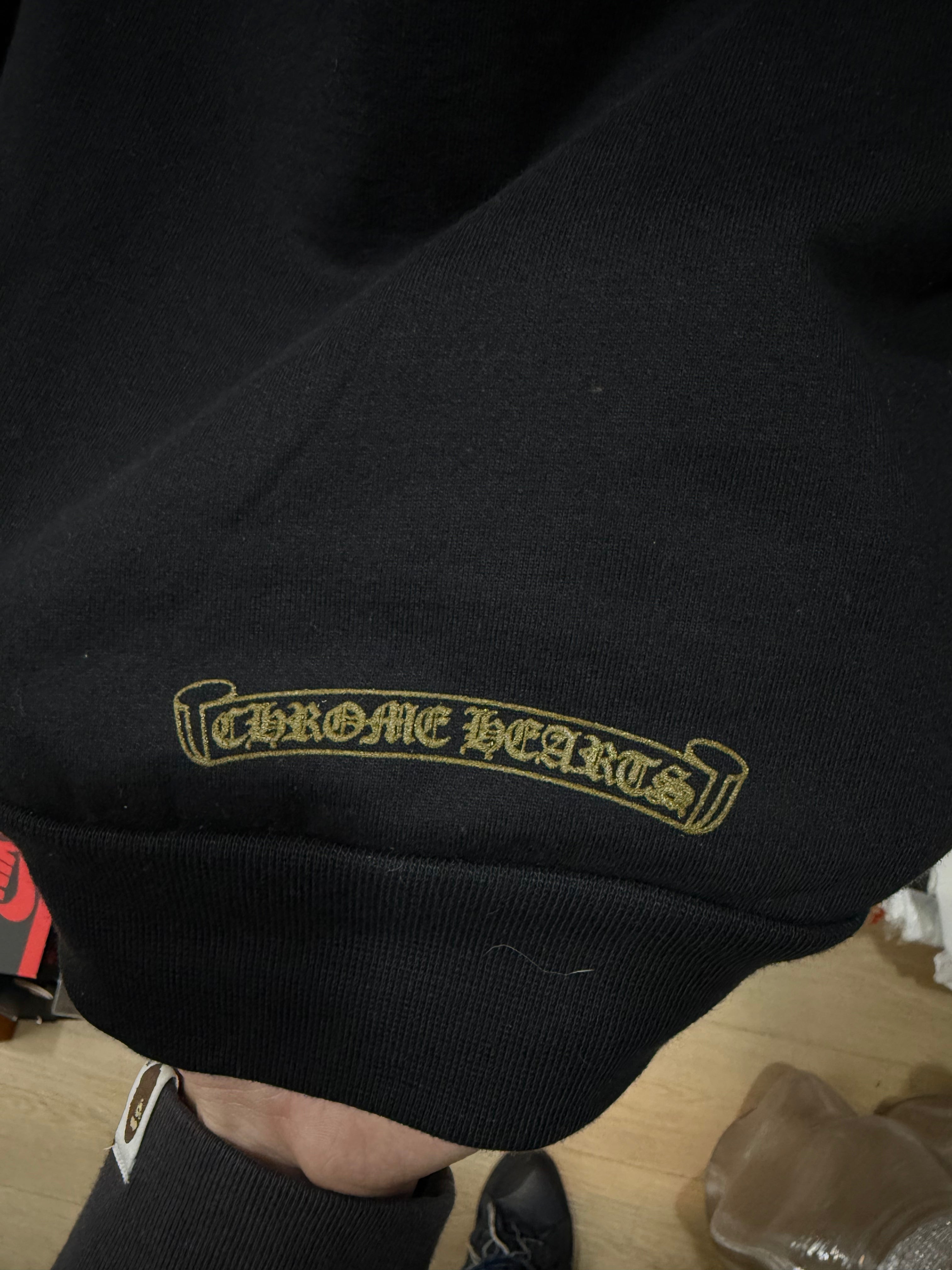 Chrome Hearts zip hoodie size L