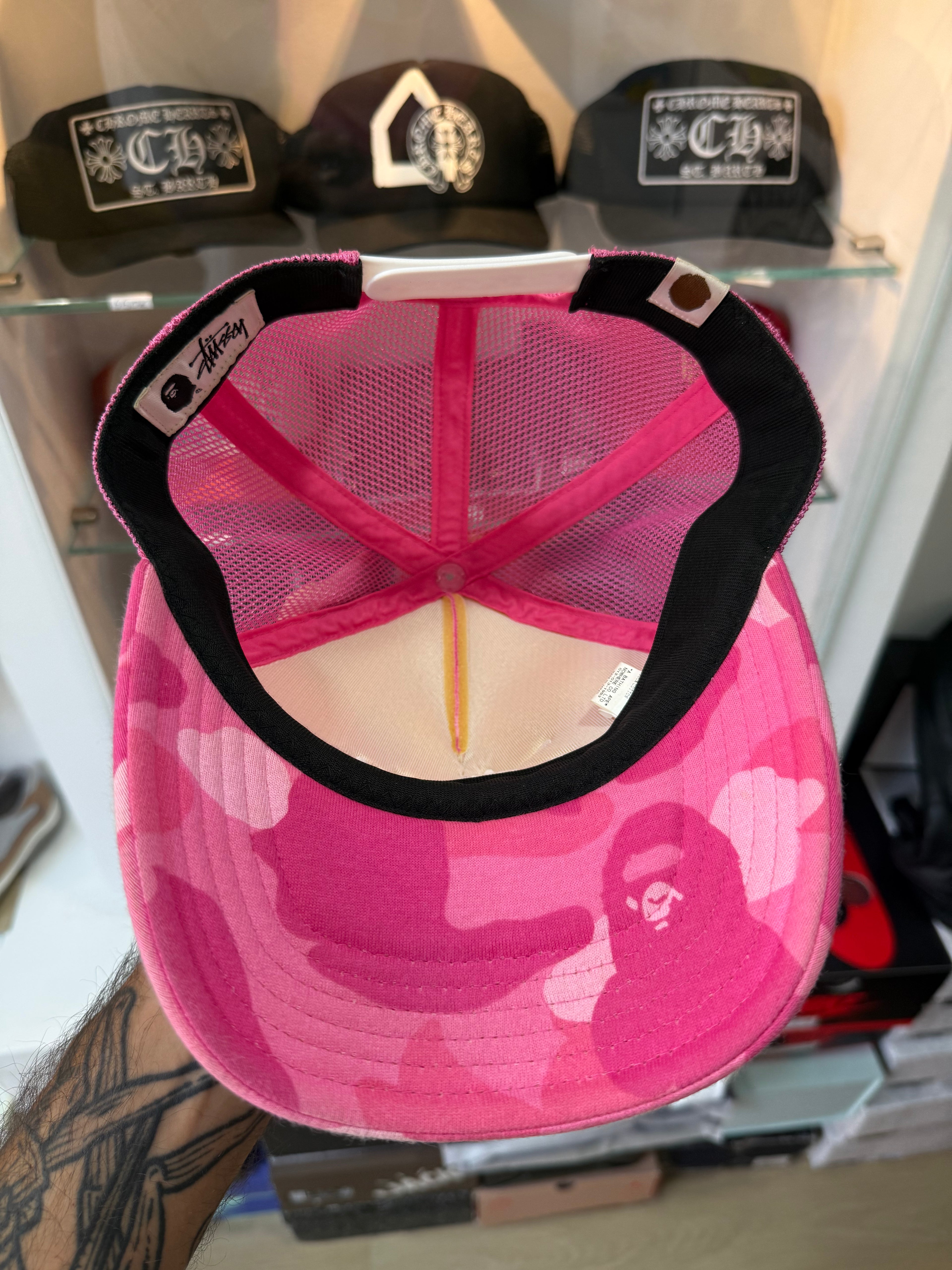 Stussy x Bape trucker hat cond 9,5/10