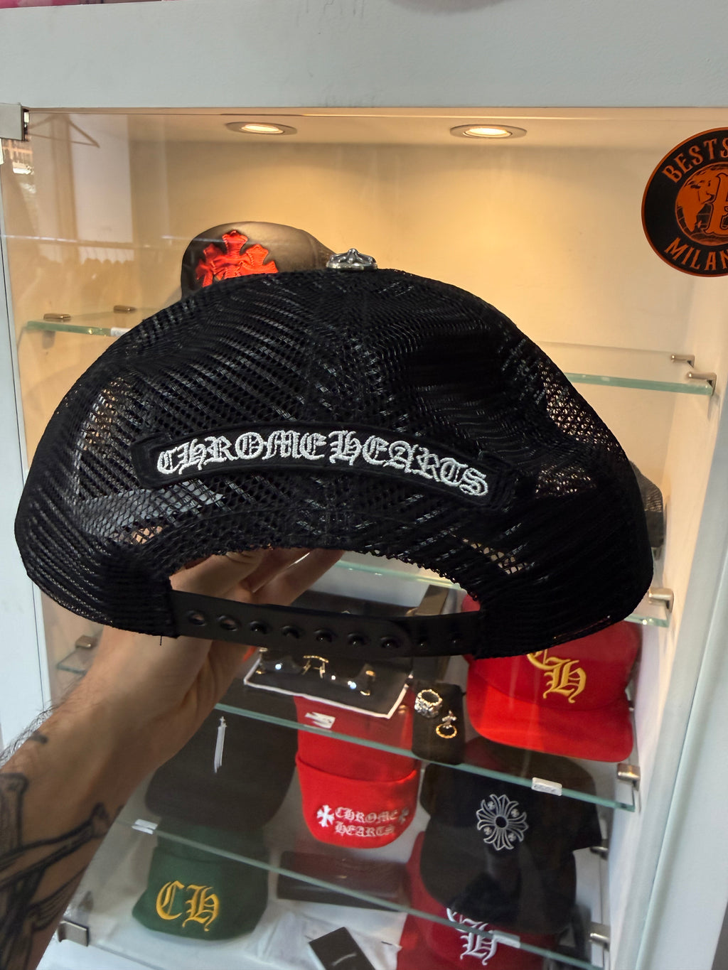 Chrome Hearts trucker hat FUCK NEW