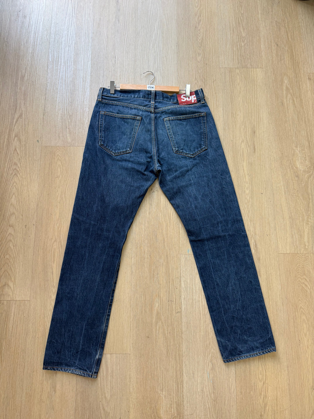 Supreme baggy jeans raw Denim