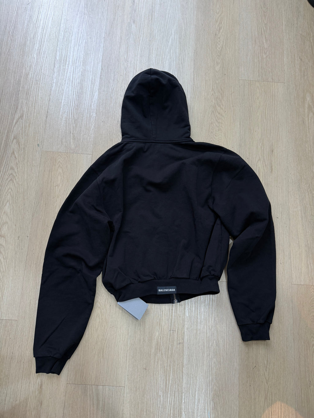 Balenciaga zip hoodie size M NEW (cropped)