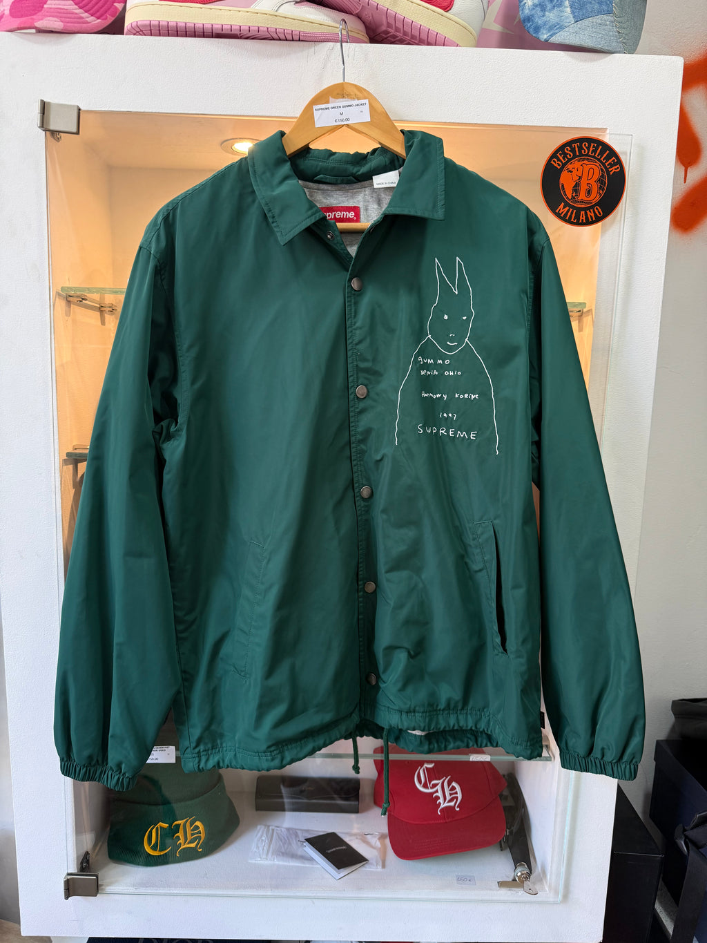 Supreme green gummo jacket size M