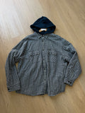 Supreme thermal shirt hoodie blue size L