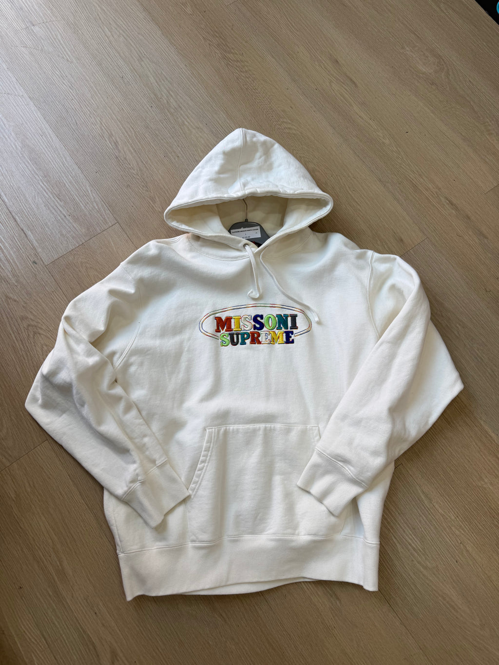 Supreme X Missoni White hoodie size L