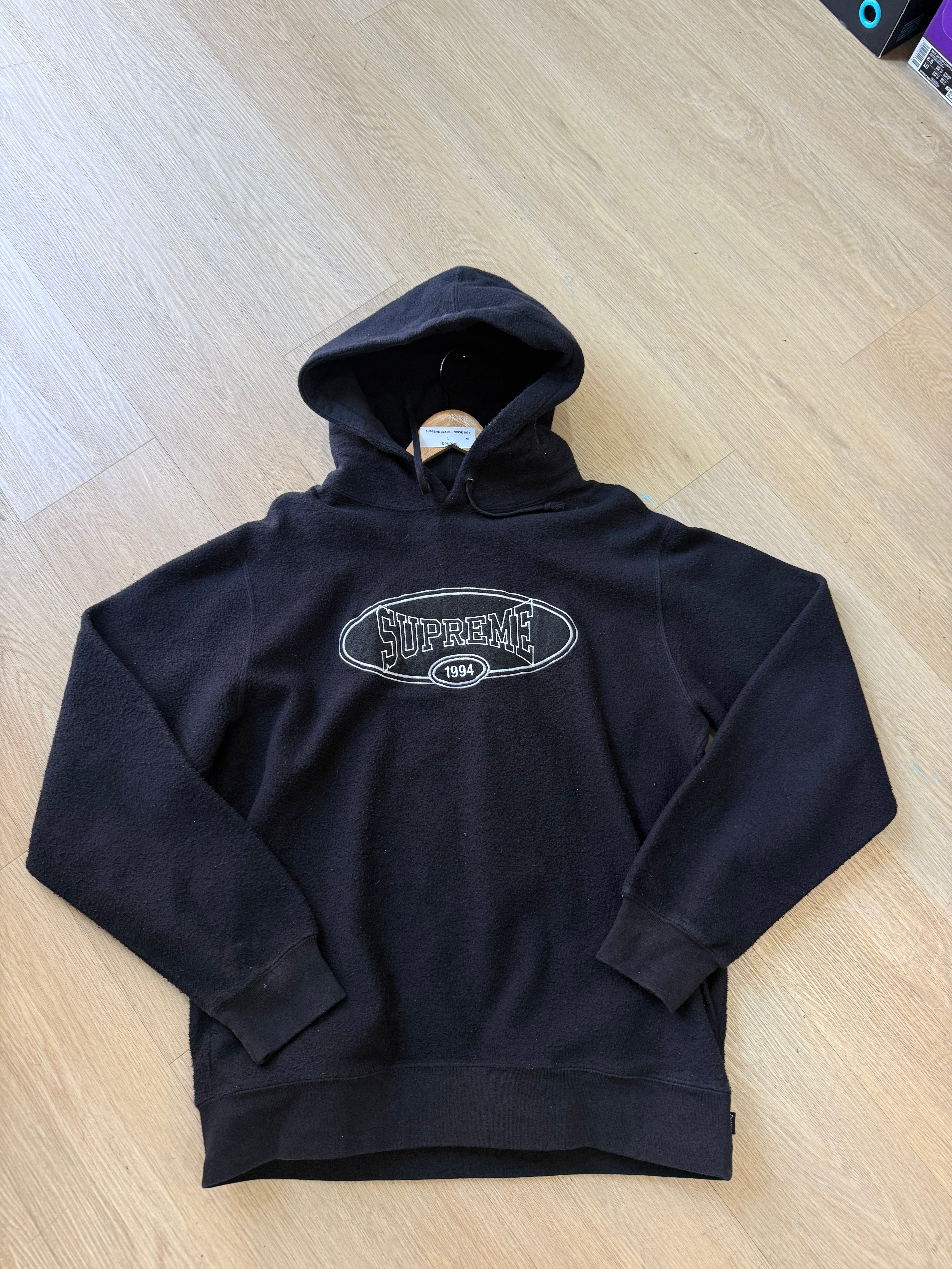 Supreme black hoodie 1994 Size L