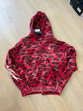 Hellstar red zip hoodie size S fit M