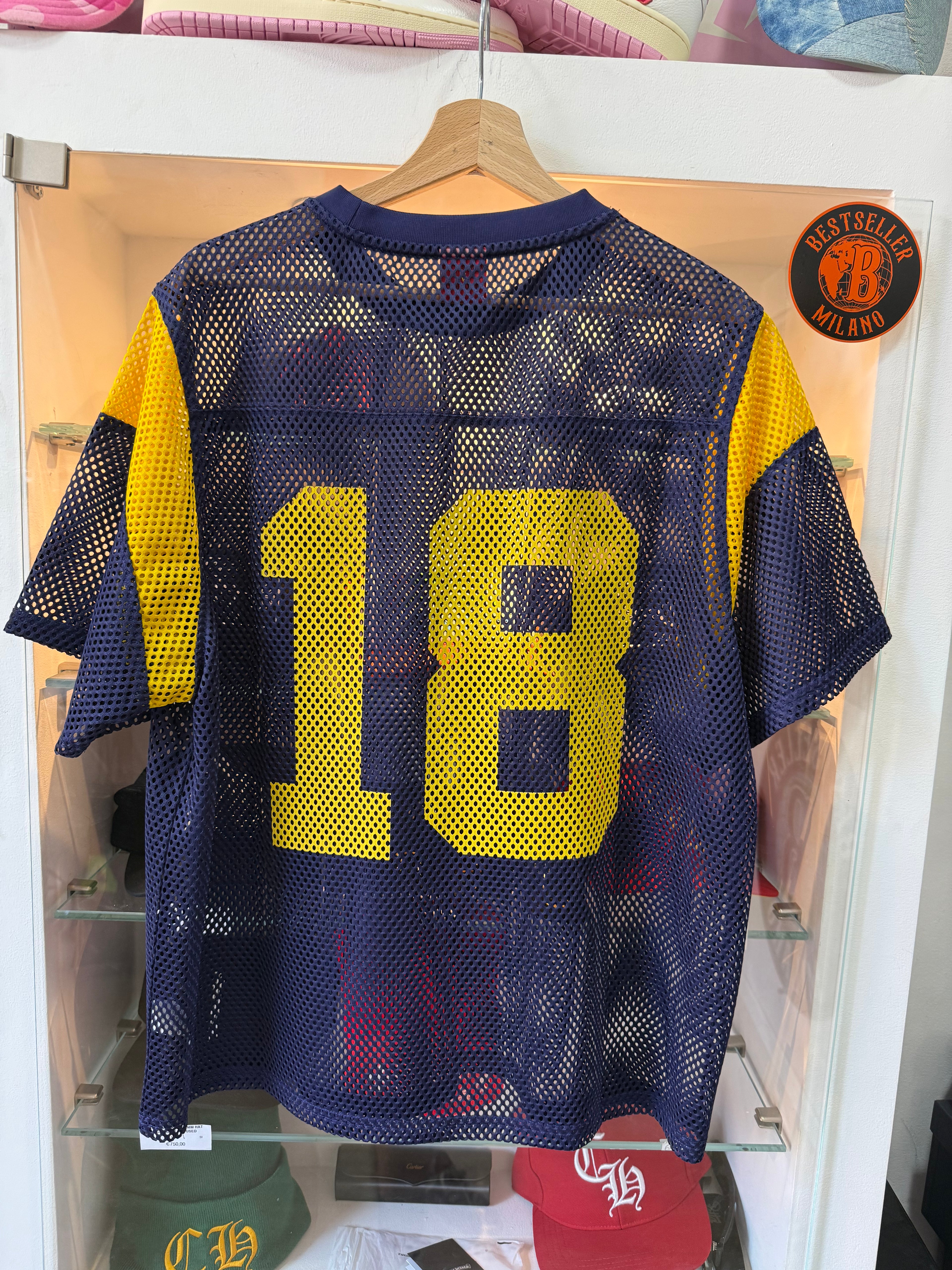 Corteiz jersey blu and yellow size L