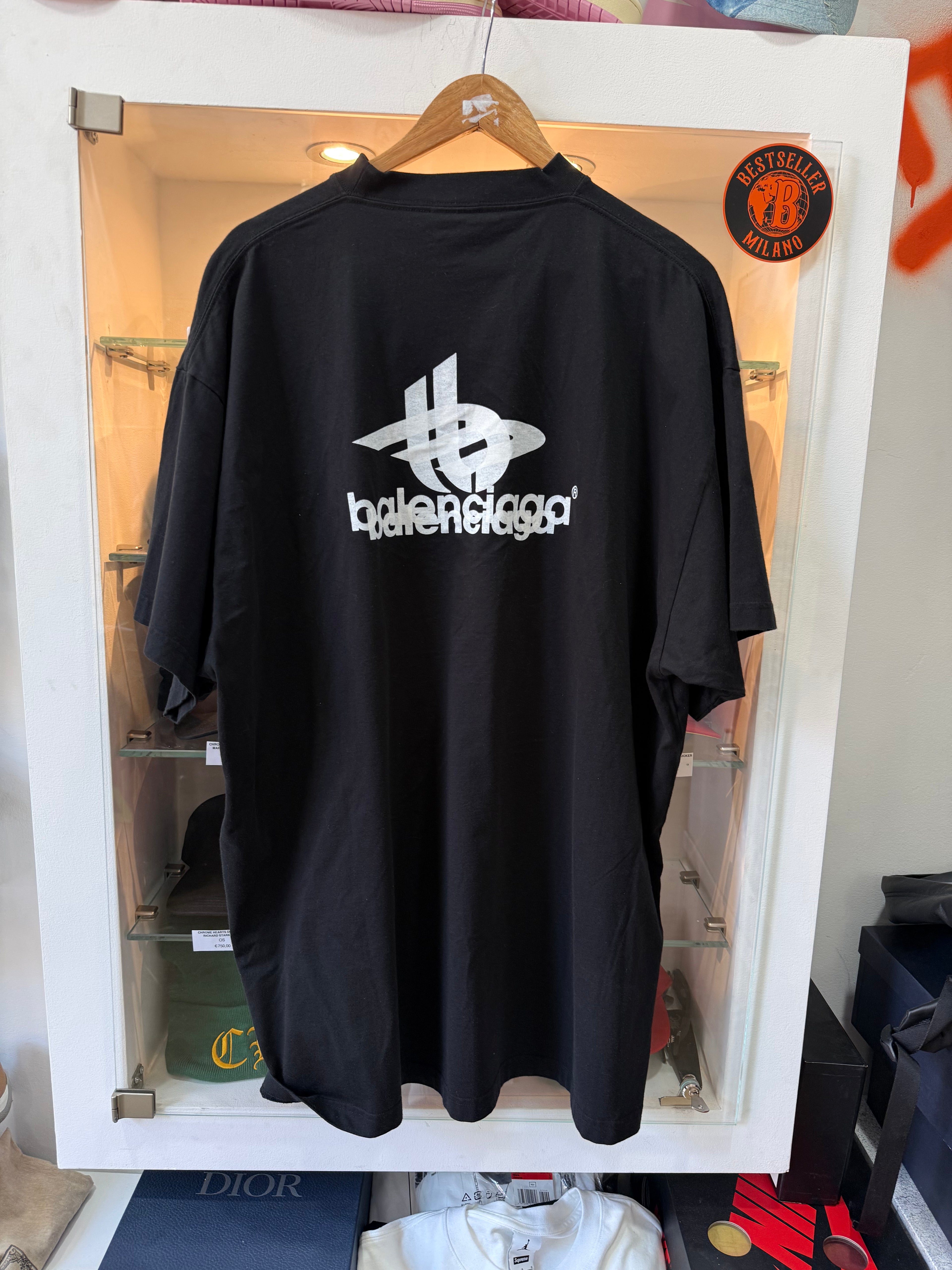 Balenciaga t-shirt black new size XXL