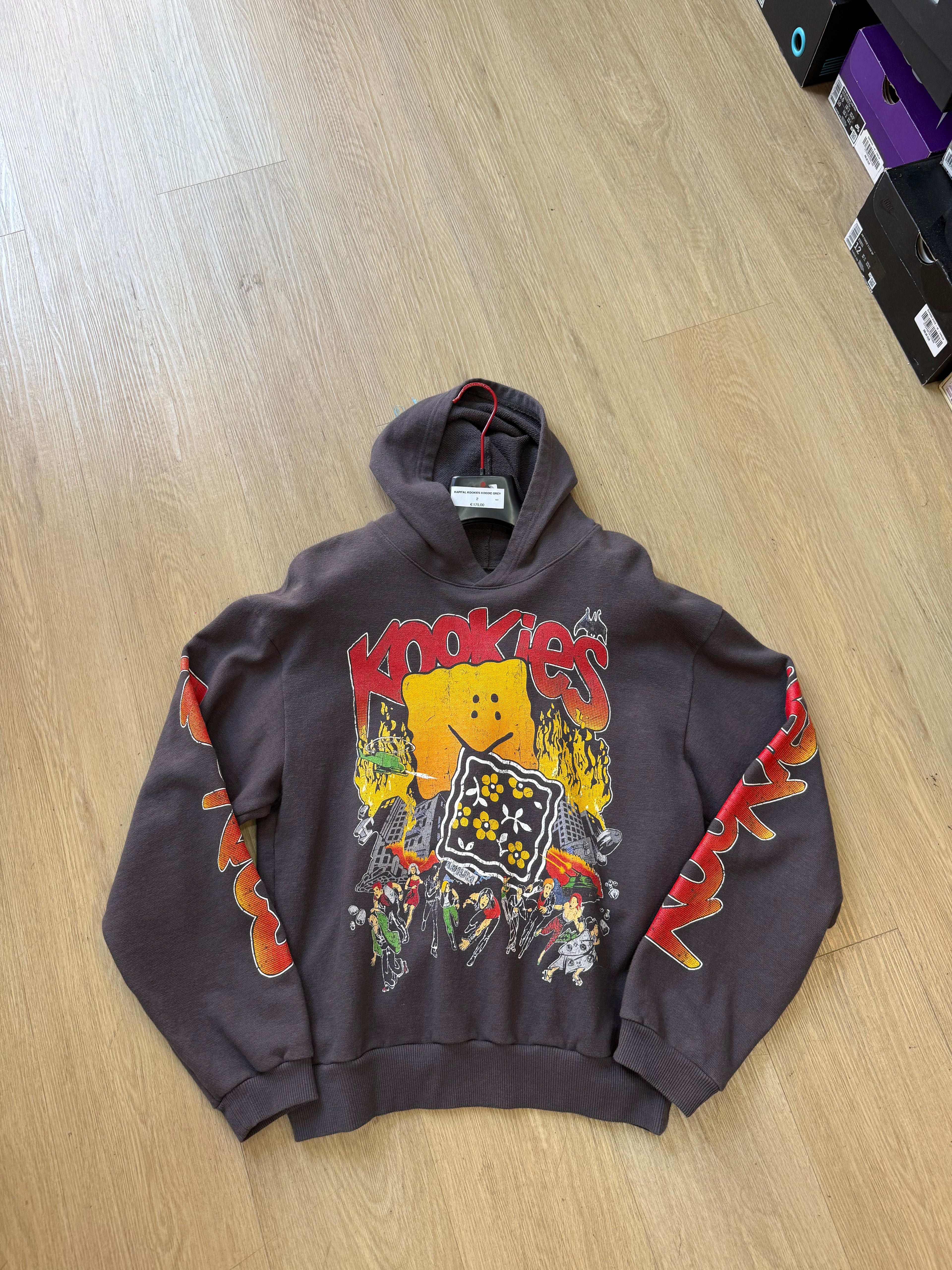 Kapital kookies hoodie size 2 (m)